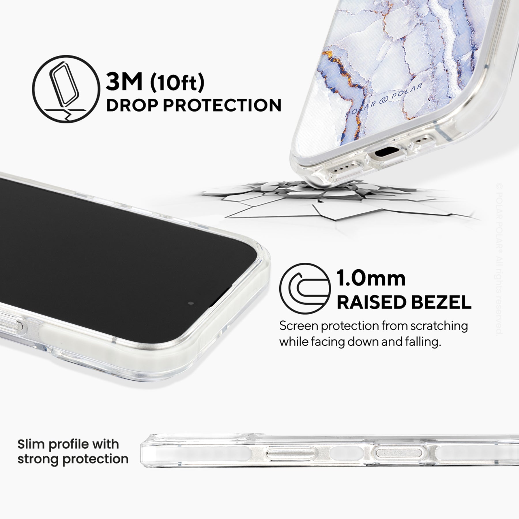 北冰洋 - iPhone 16 Plus 透明邊防摔 MagSafe 手機殼