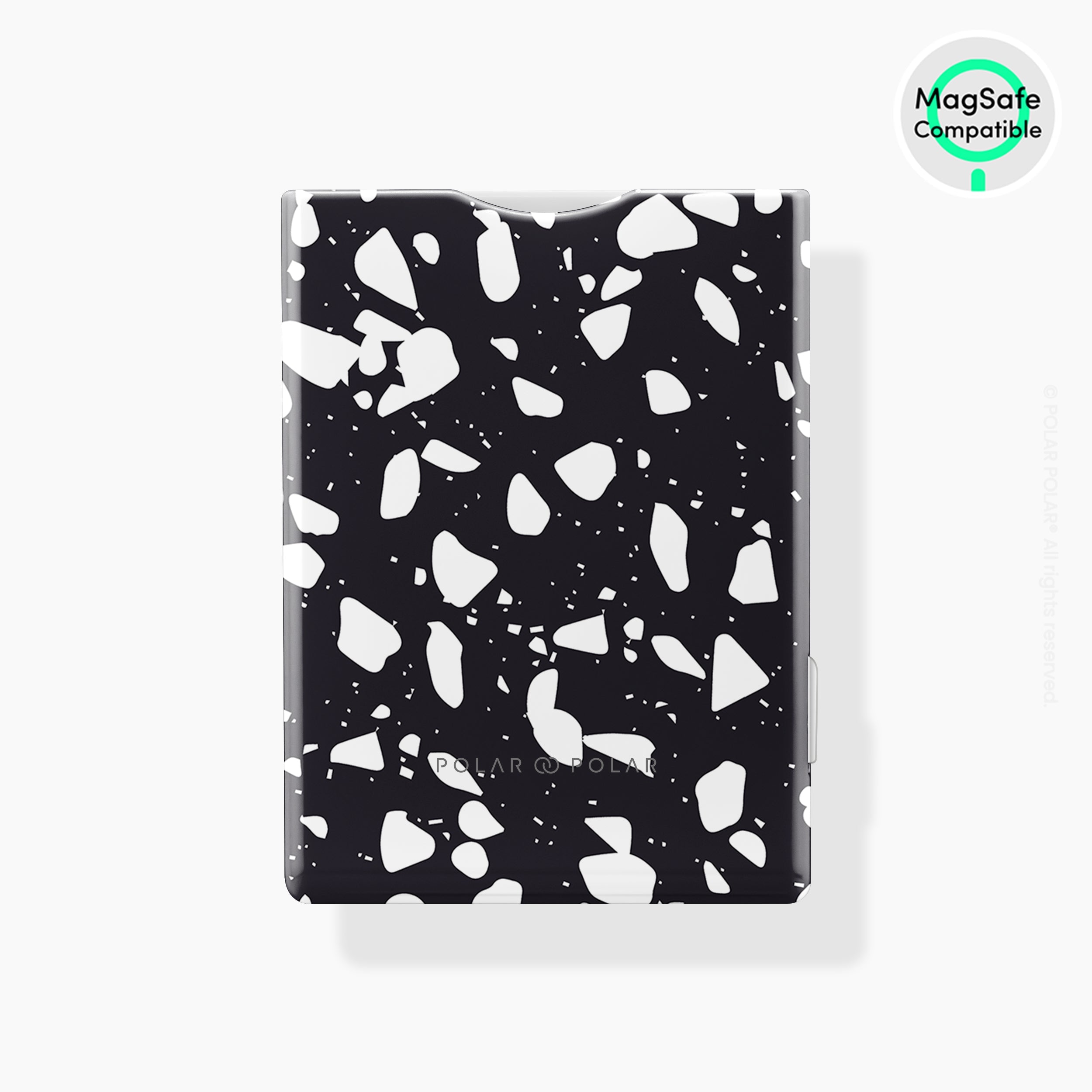 Black Rocky Road Terrazzo MagSafe Wallet