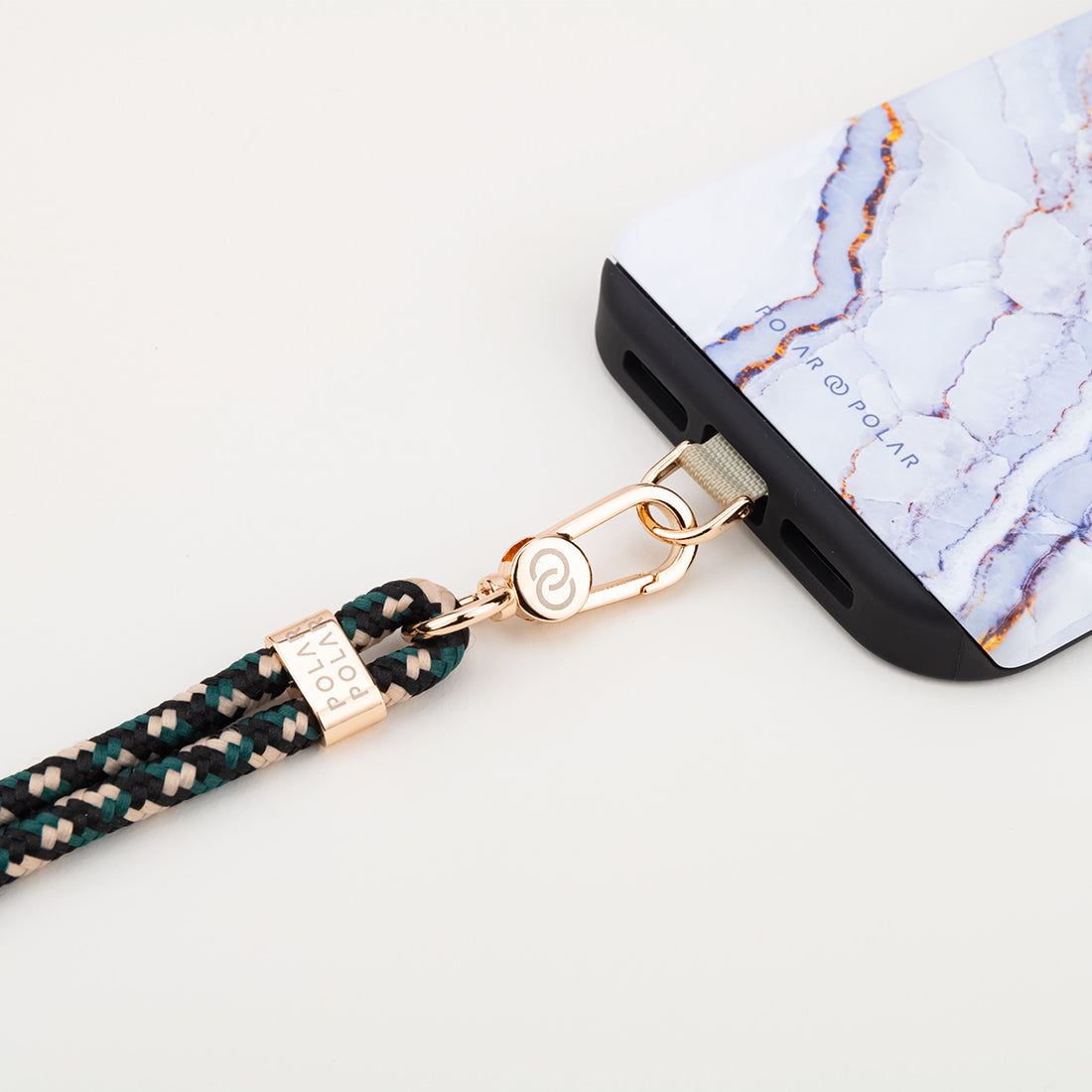 Camo Crossbody Phone Strap with Card