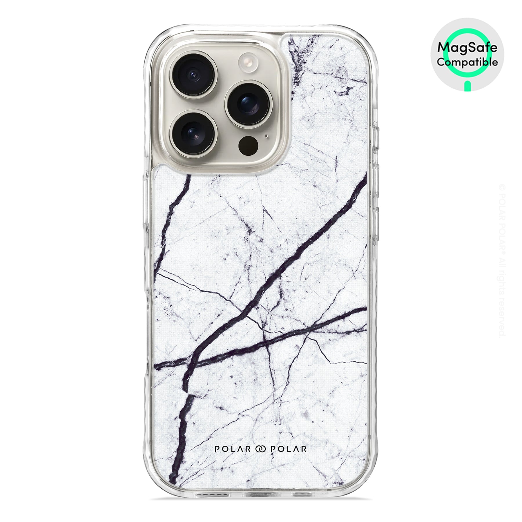 Classic White - iPhone 16 Pro Clear Bumper MagSafe Case