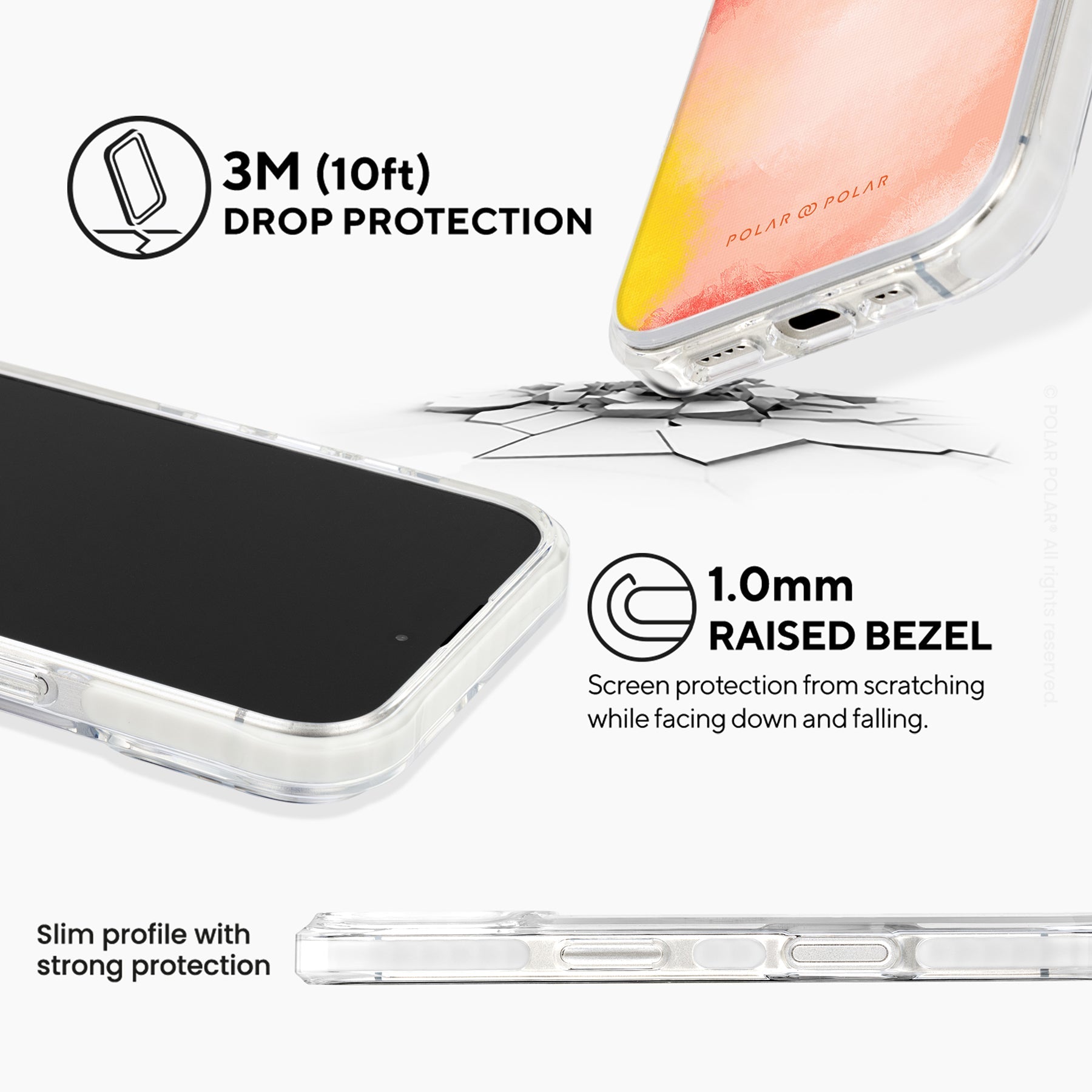 Clouds in Fall - iPhone 16 Plus Clear Bumper MagSafe Case
