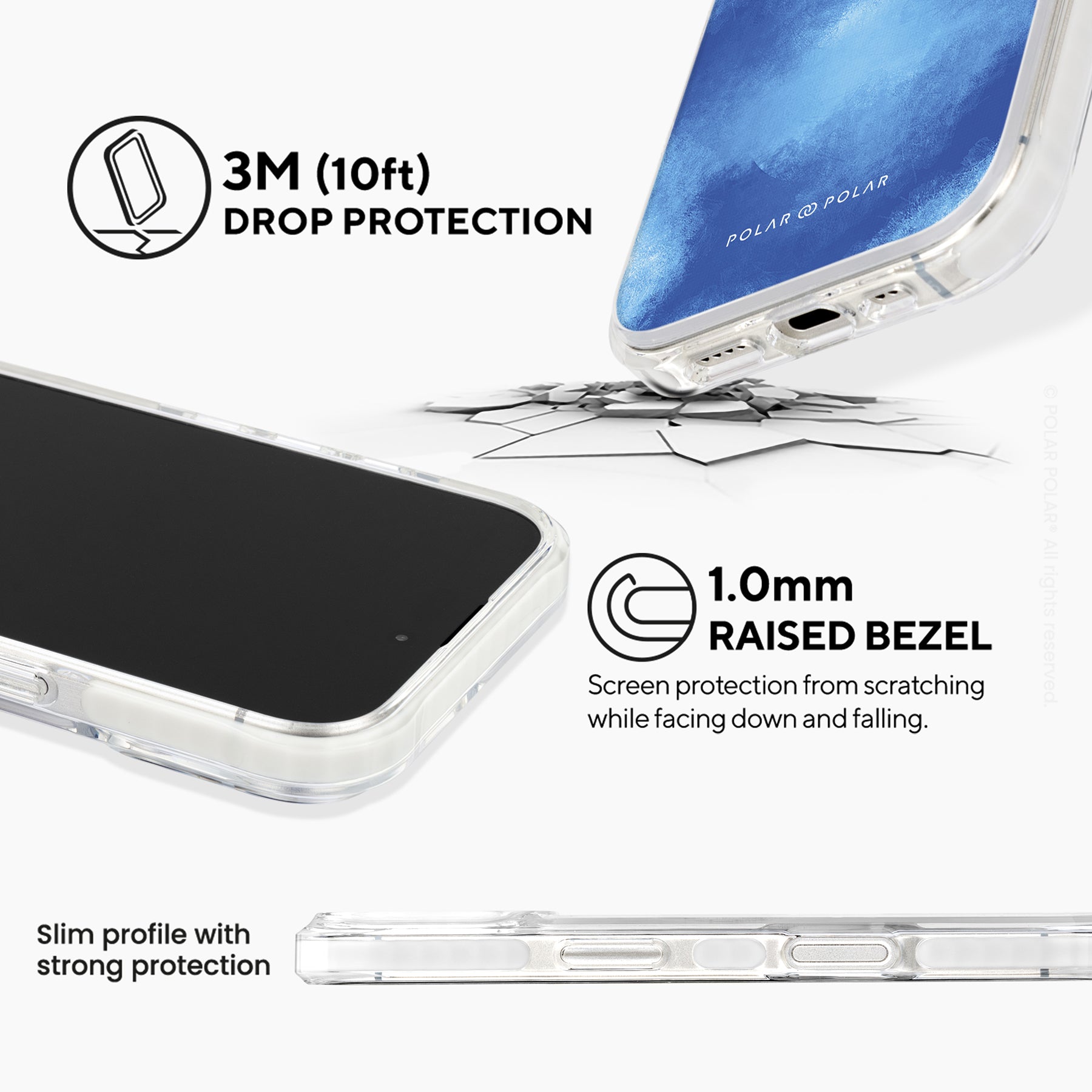 Clouds in Summer - iPhone 16 Plus Clear Bumper MagSafe Case