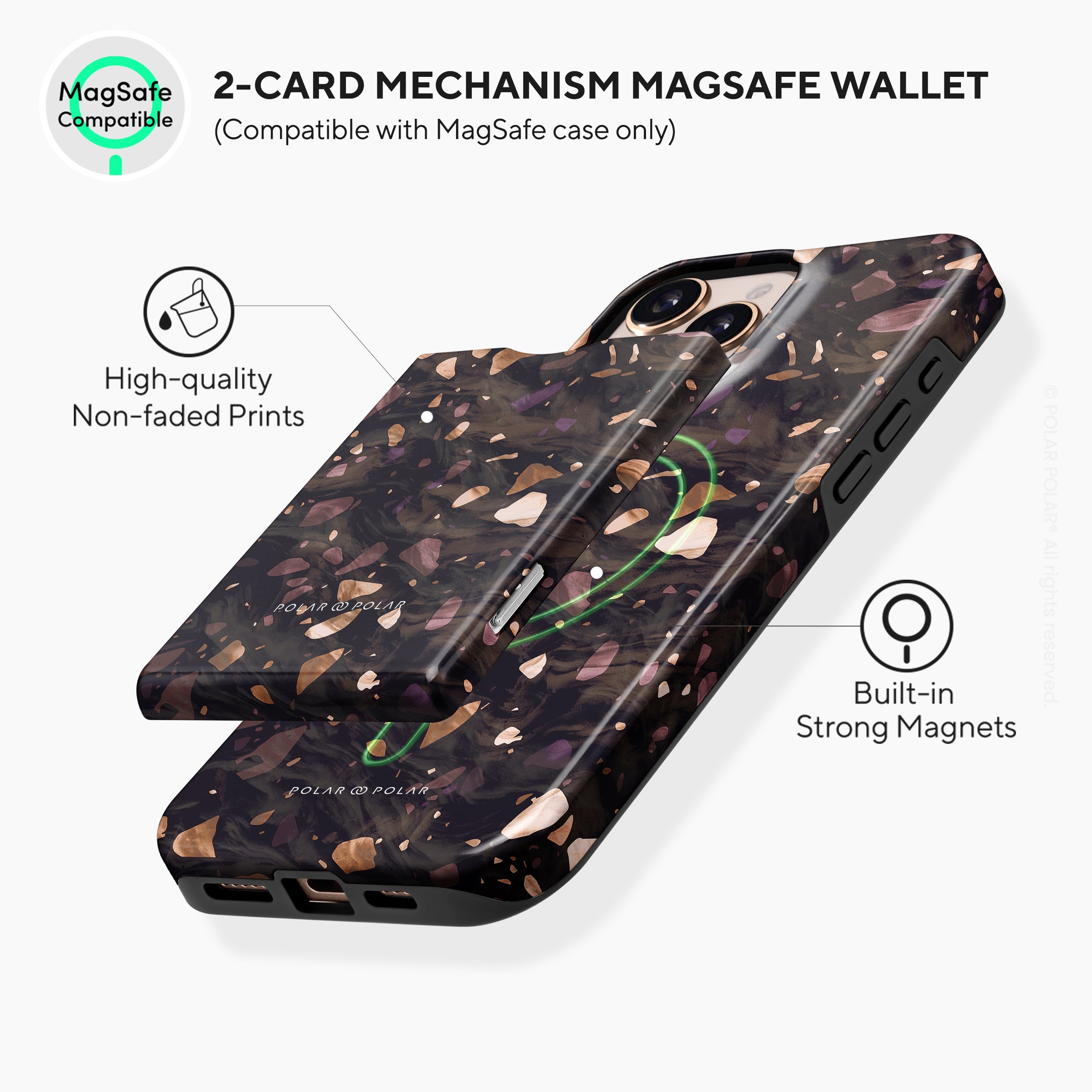 Eminence Terrazzo Gem MagSafe Wallet