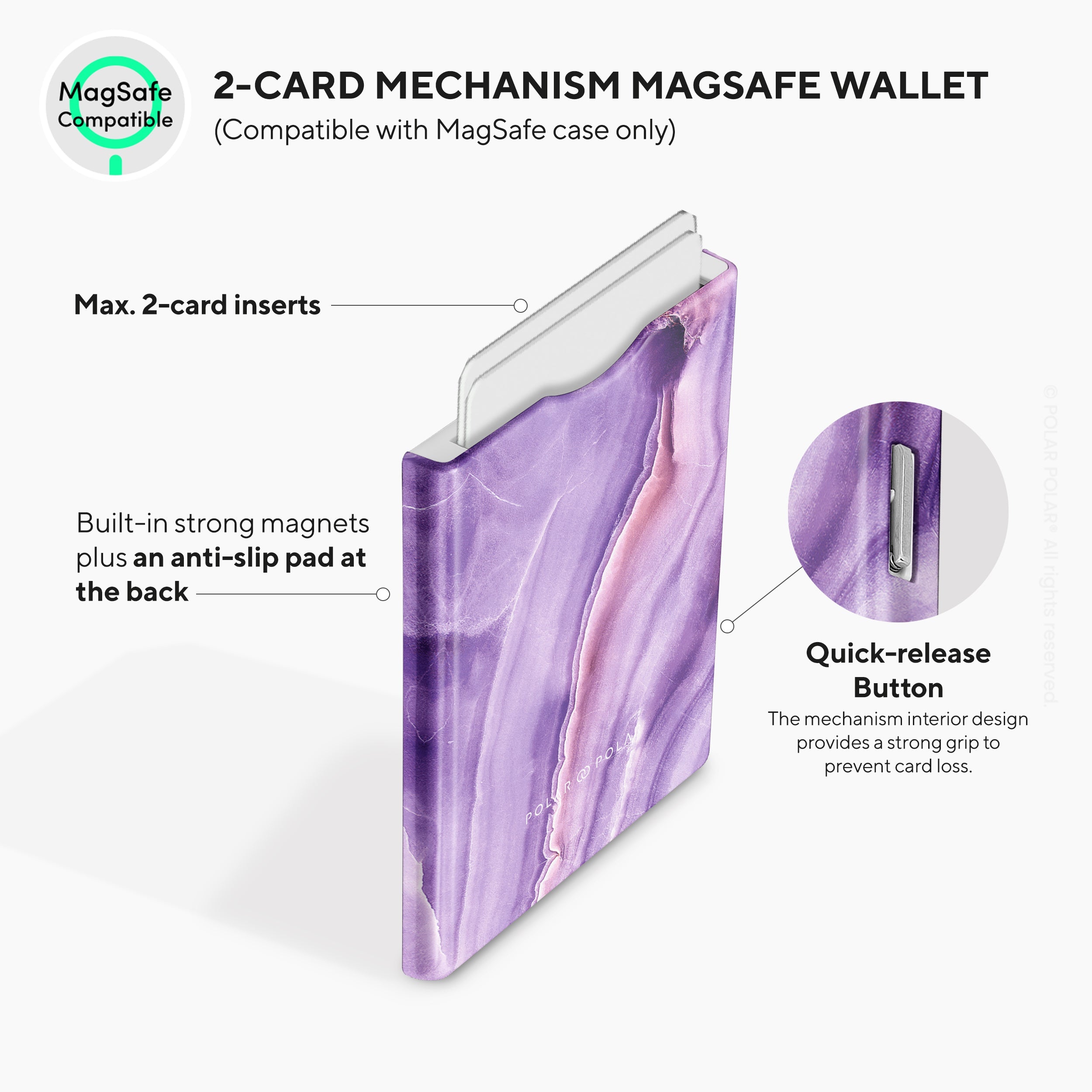 French Violet MagSafe Wallet