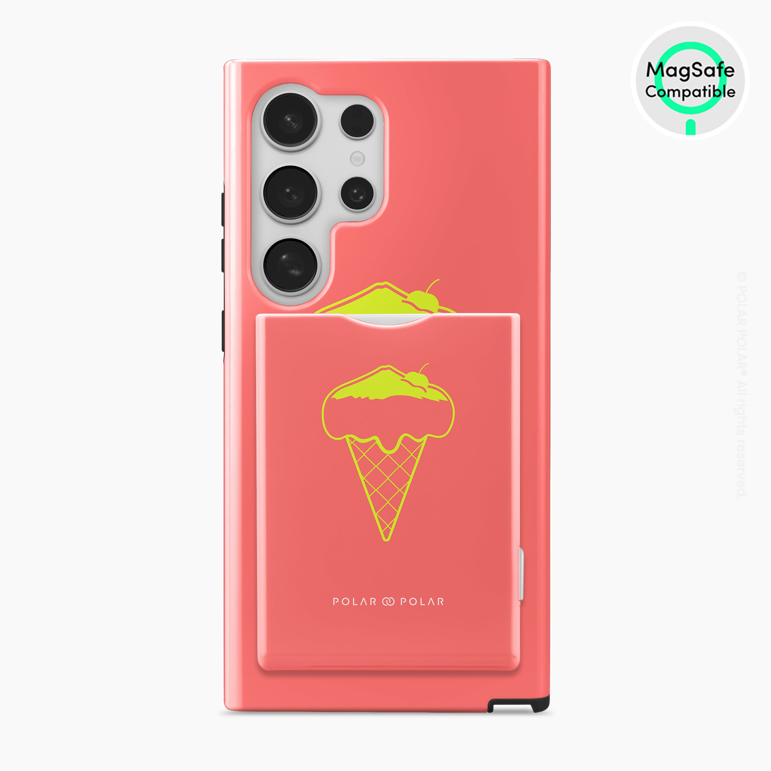 Fujisan Coral Ice Cream MagSafe Wallet