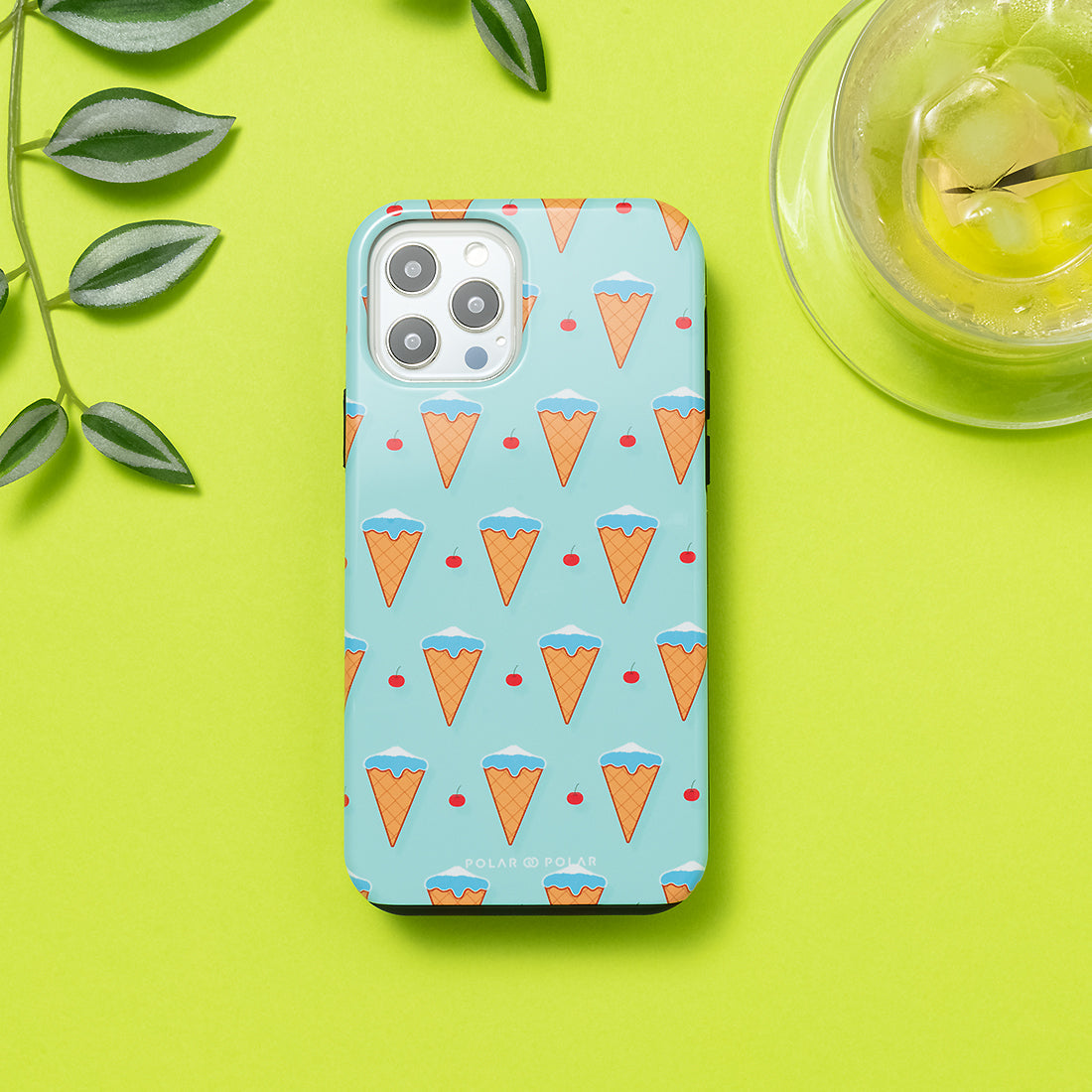 Fujisan Lake Blue Ice Cream - iPhone 17 Pro Case