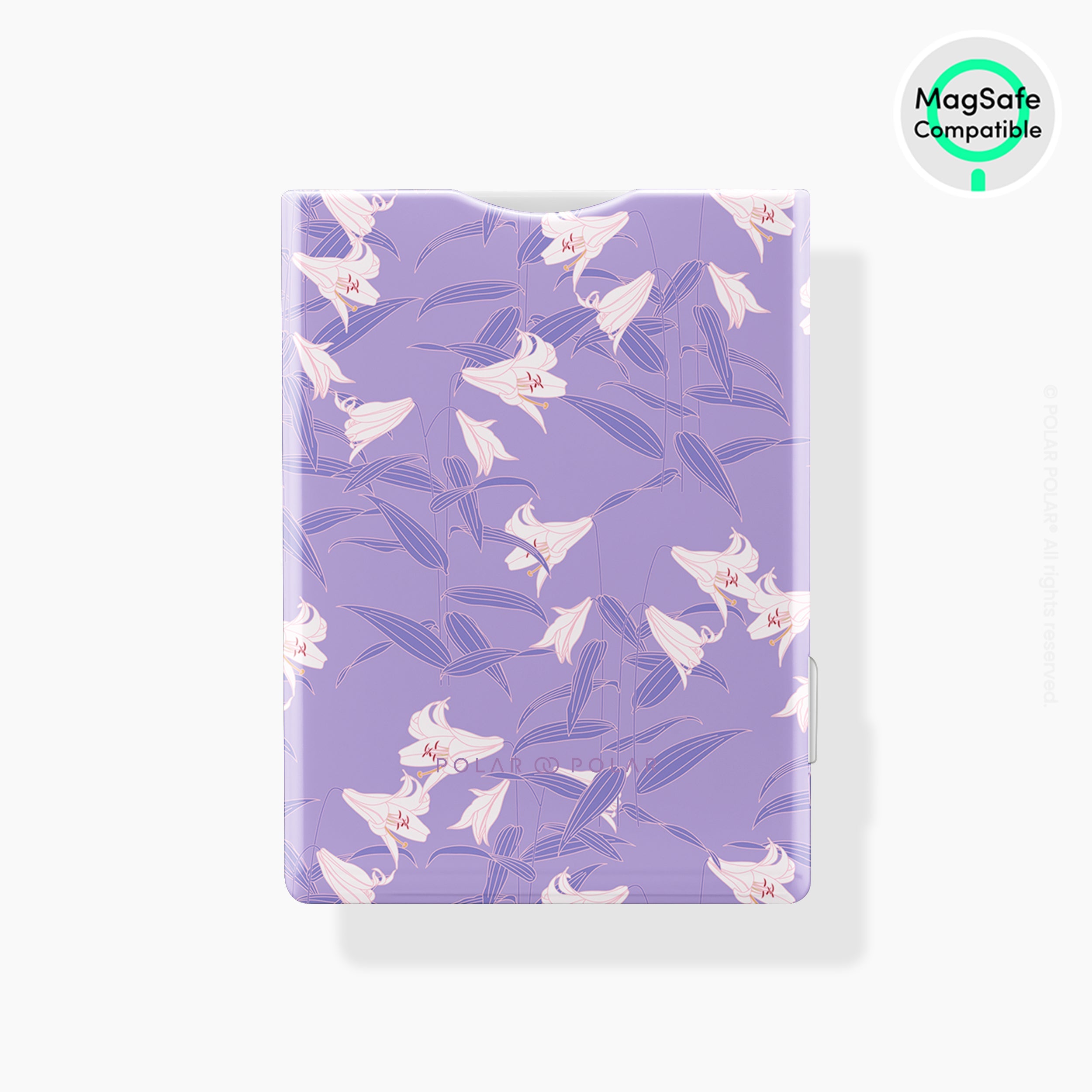 Lavender Lily MagSafe Wallet