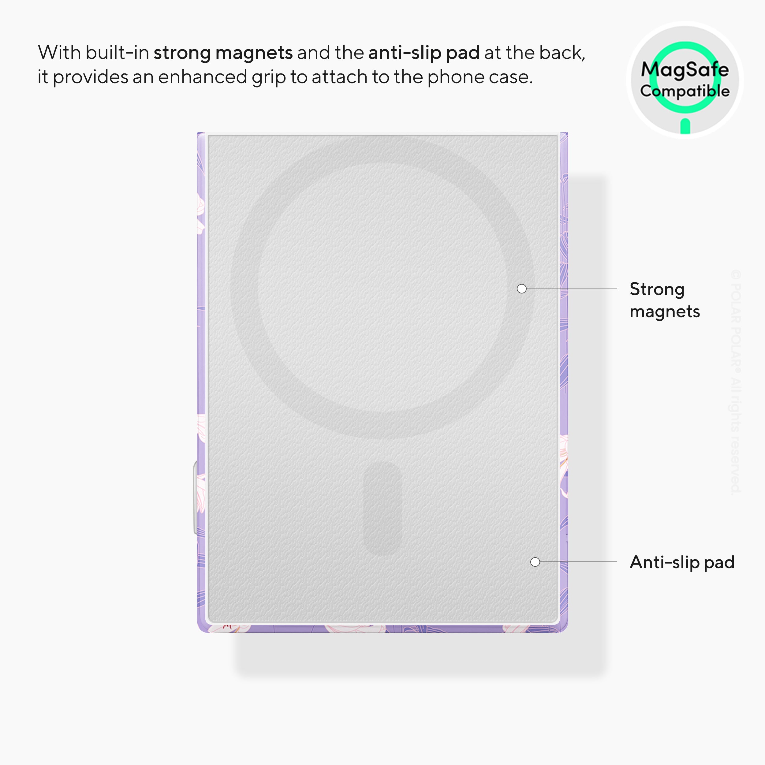 Lavender Lily MagSafe Wallet