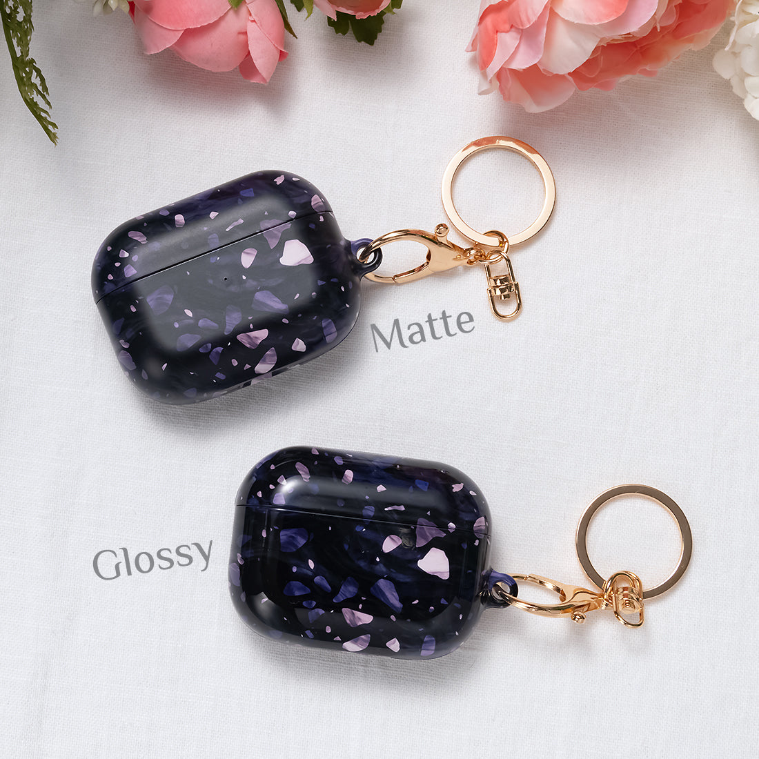 Lilac Terrazzo Gem | AirPods Pro 3 Case