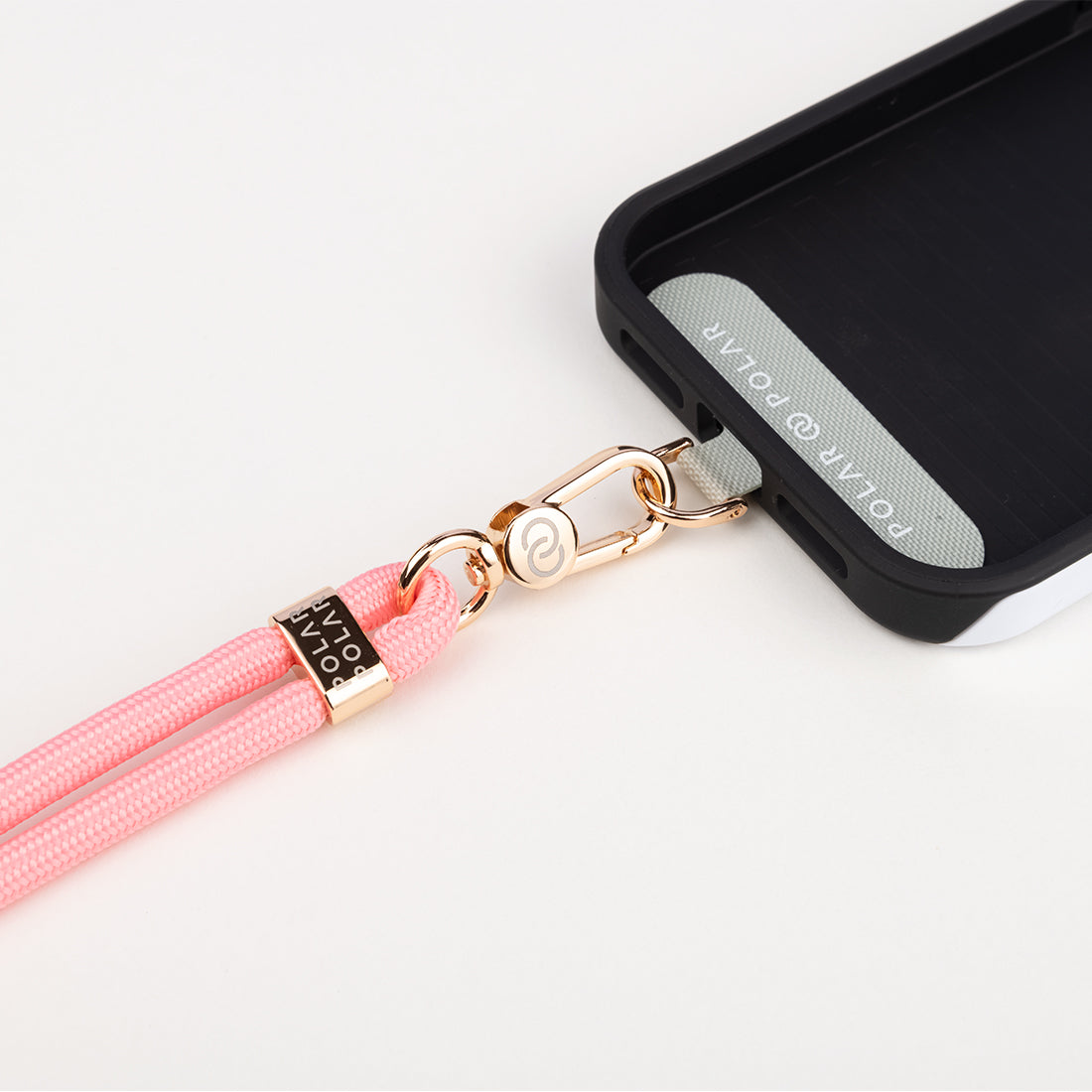 Pink Crossbody Phone Strap with Card