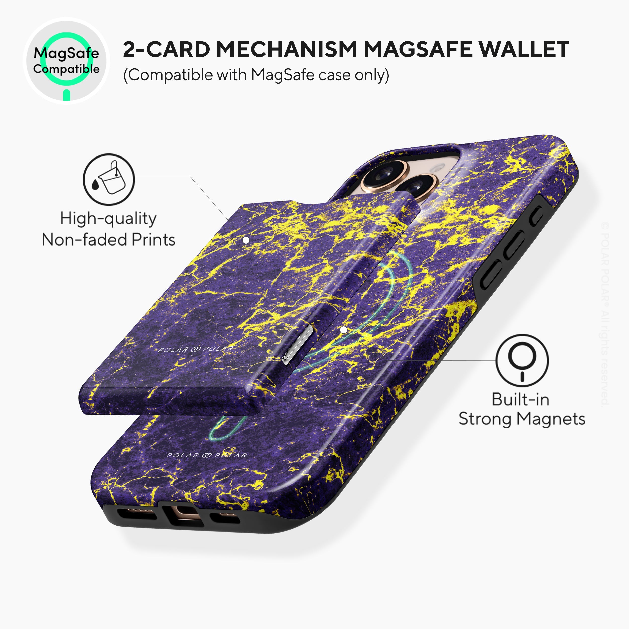 Purple Night MagSafe Wallet