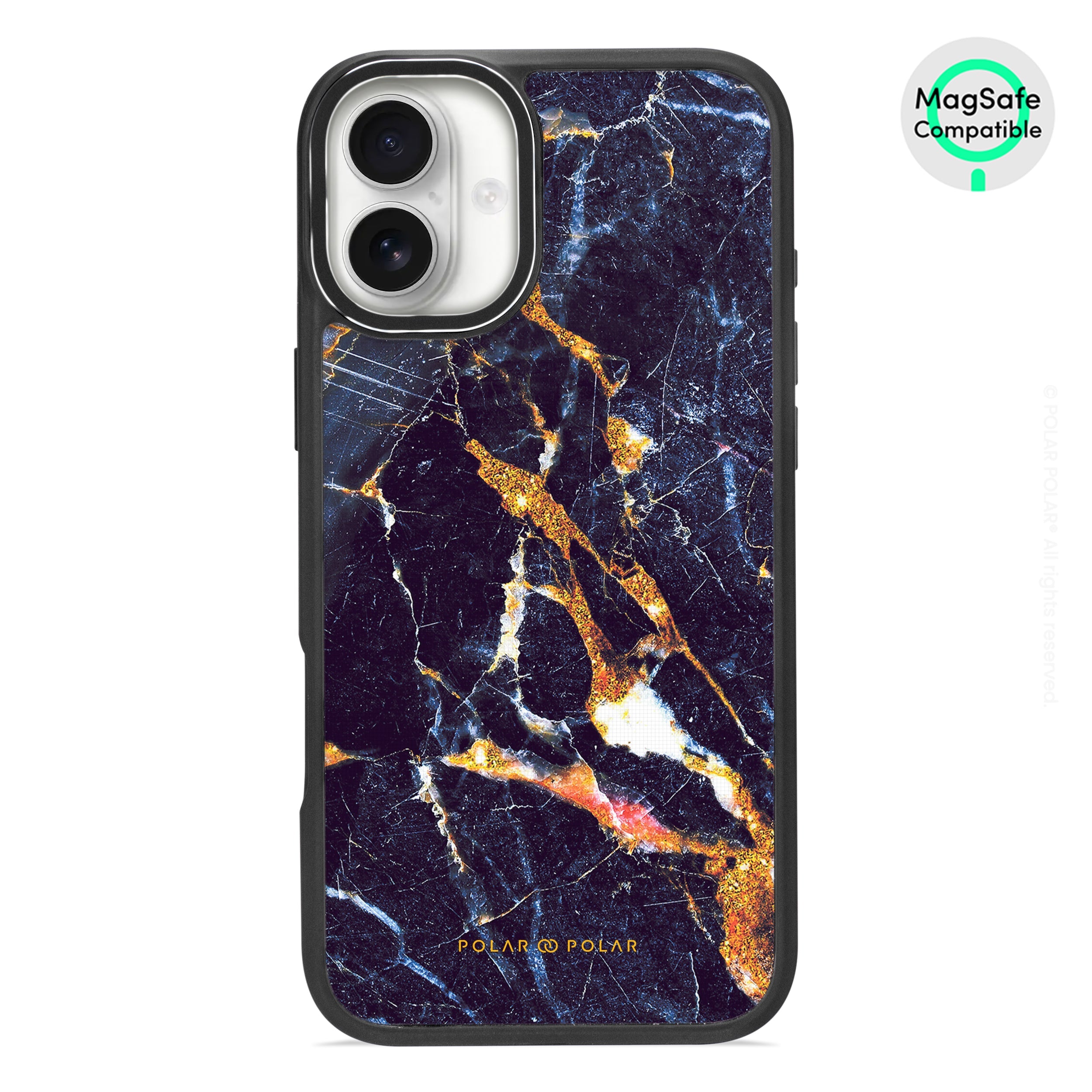 Winter Forest - iPhone 16 Plus Frosted Black Bumper MagSafe Case