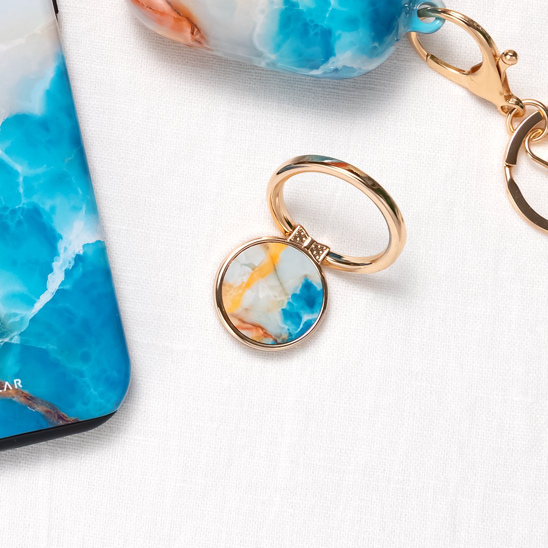 Aqua Sunlight | Phone Ring Holder  (Non-MagSafe)