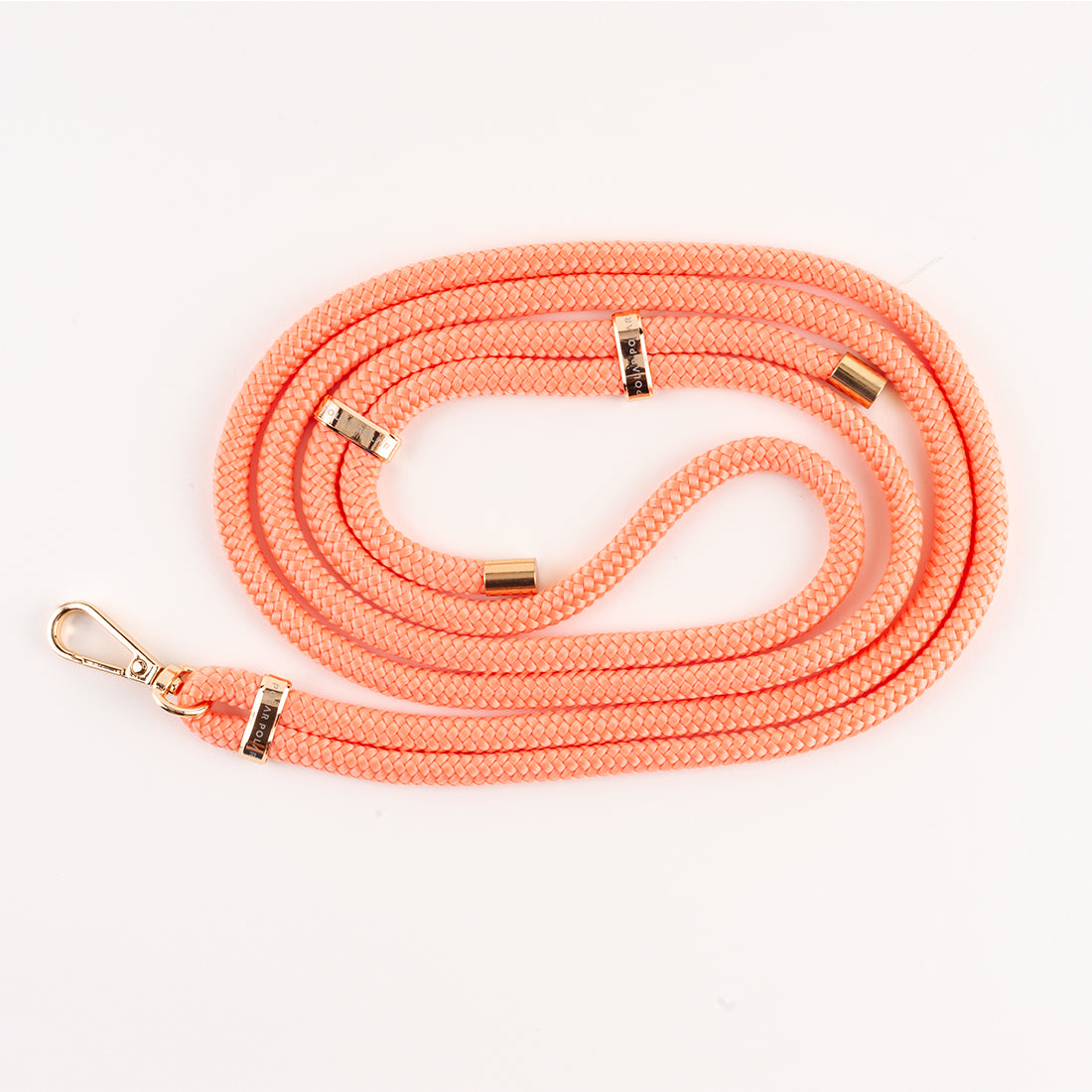 Coral Crossbody Phone Strap with Card