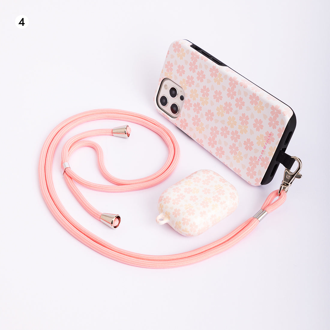 Adjustable Crossbody / Neck Mobile Phone Lanyard / Cord (with chain clip)