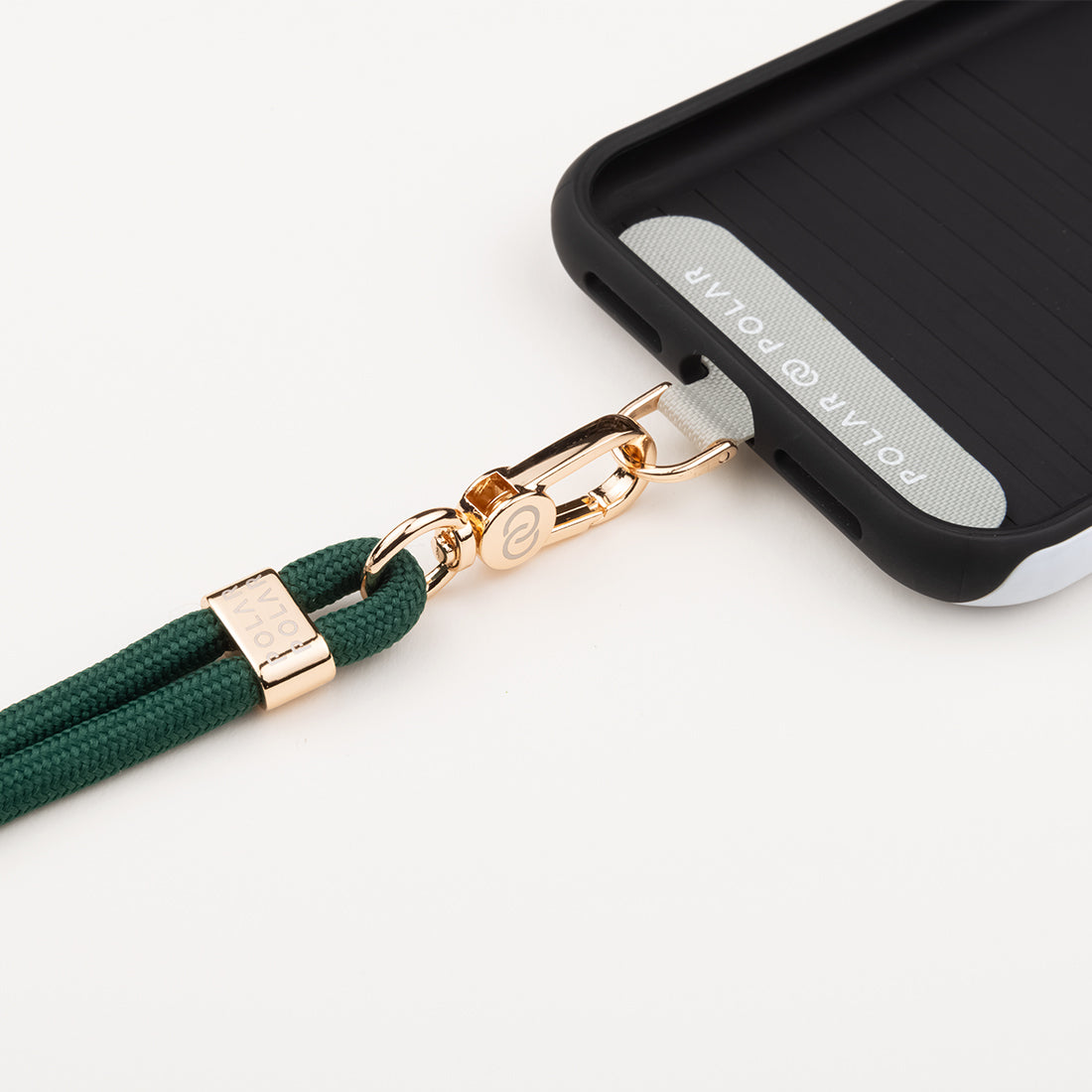 Hunter Green Crossbody Phone Strap with Card