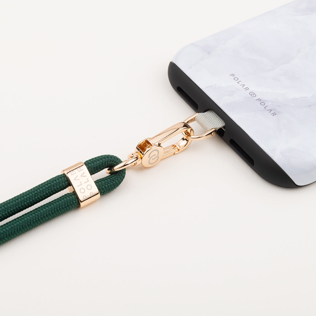 Hunter Green Crossbody Phone Strap with Card