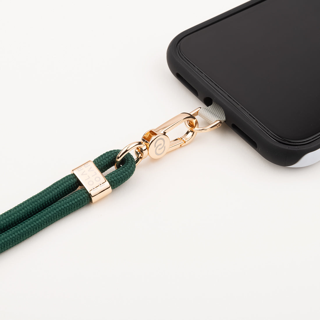 Hunter Green Crossbody Phone Strap with Card