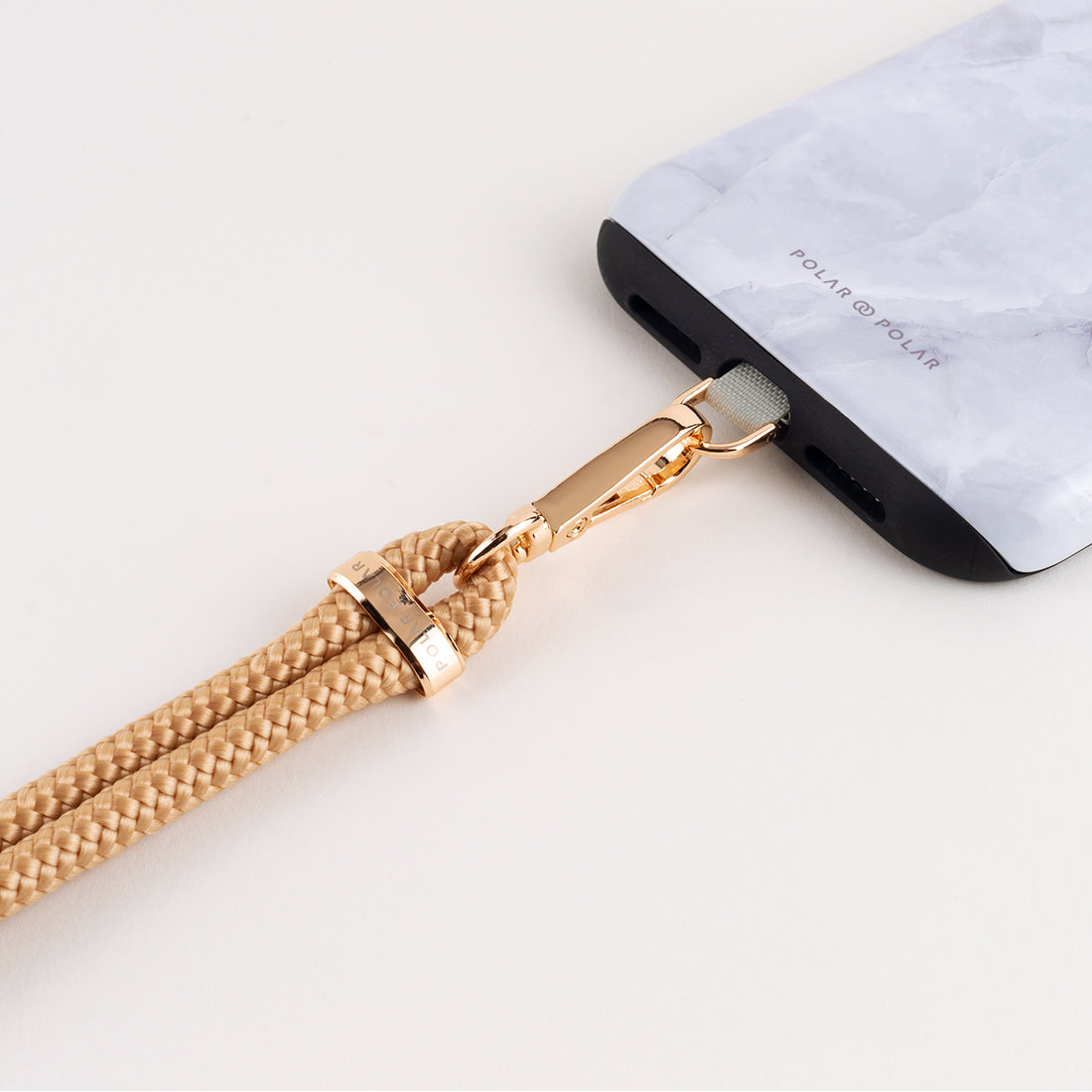 Khaki Crossbody Phone Strap with Card