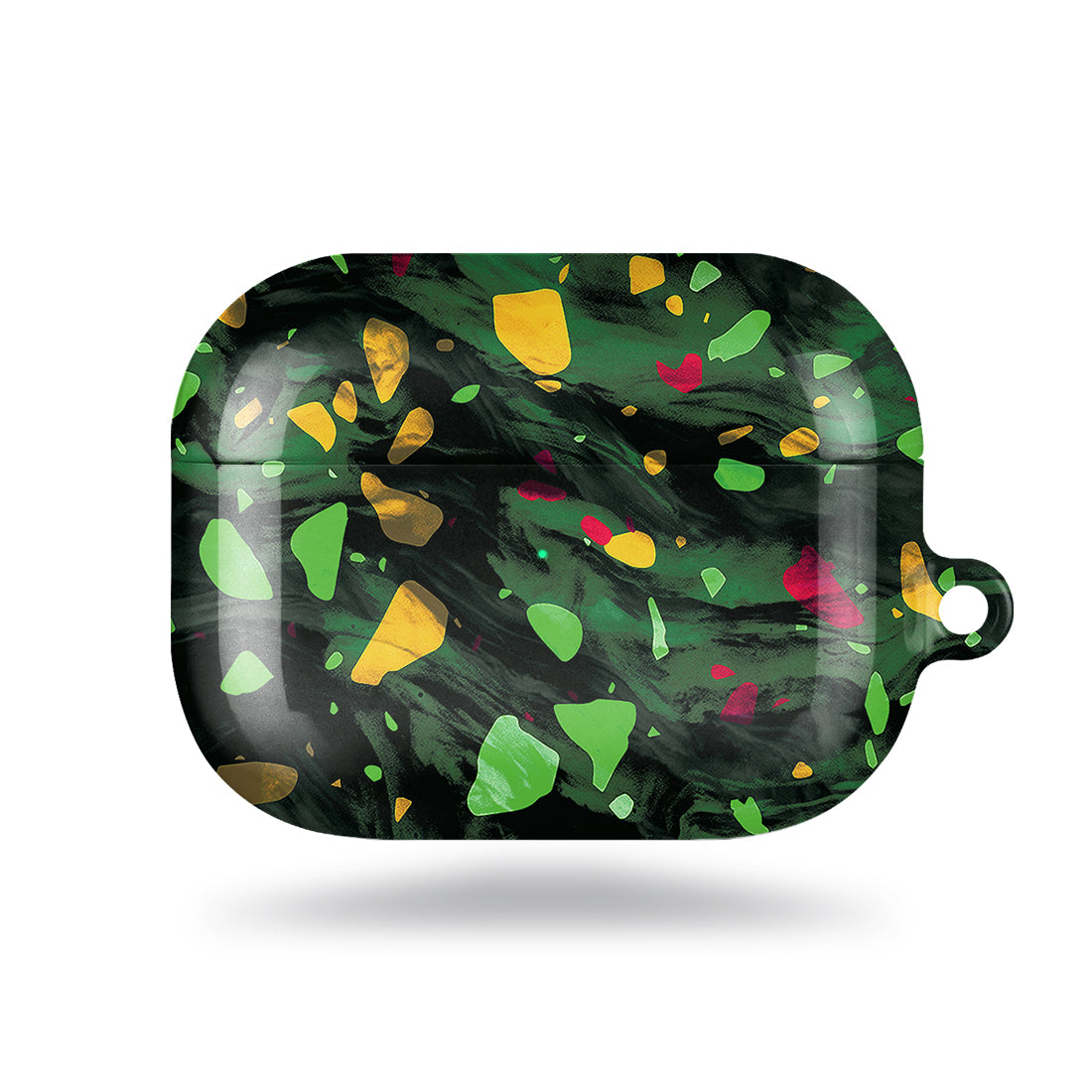 Malachite Terrazzo Gem | Custom AirPods Pro Case