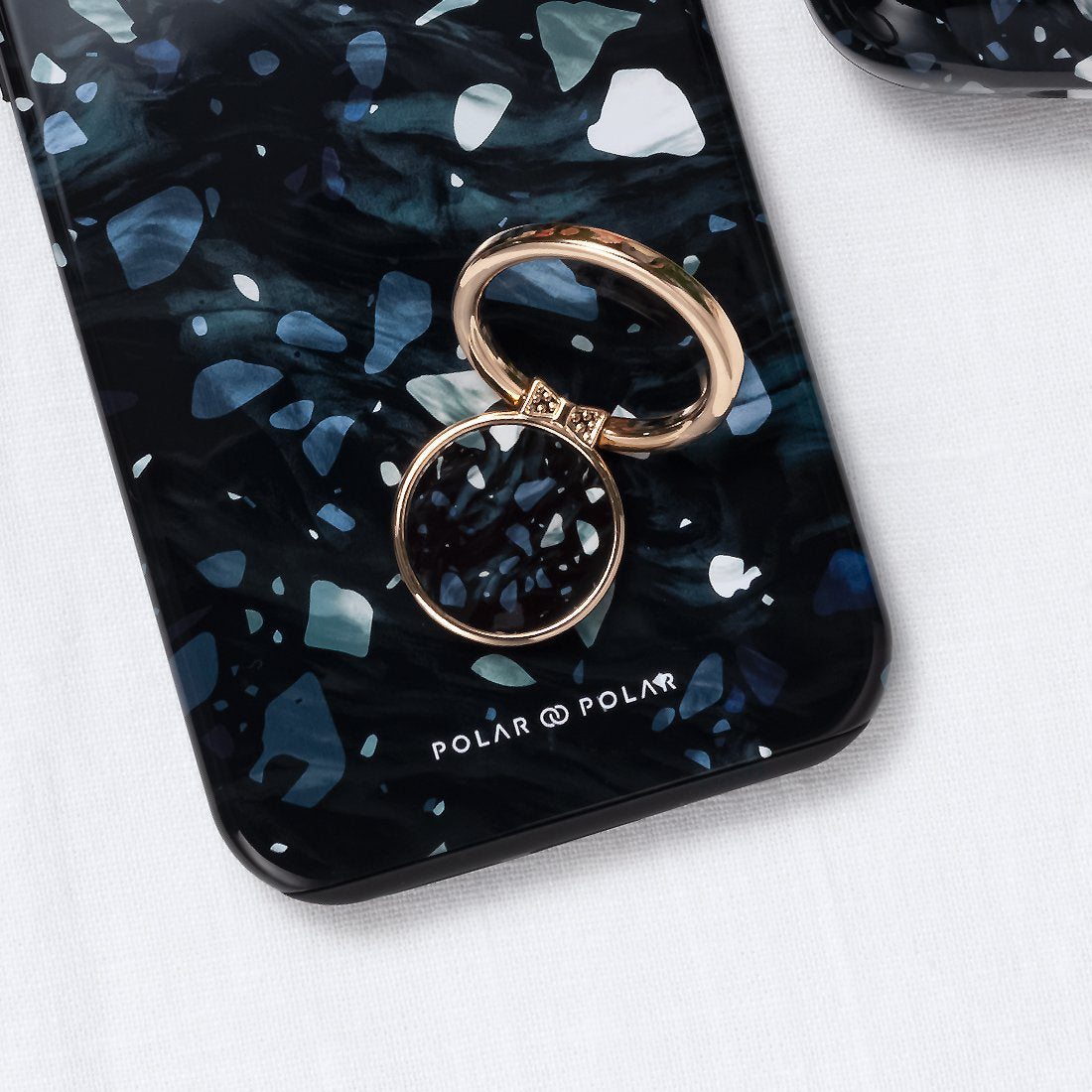 Nordic Terrazzo Gem | Custom Phone Ring Holder (Non-MagSafe)