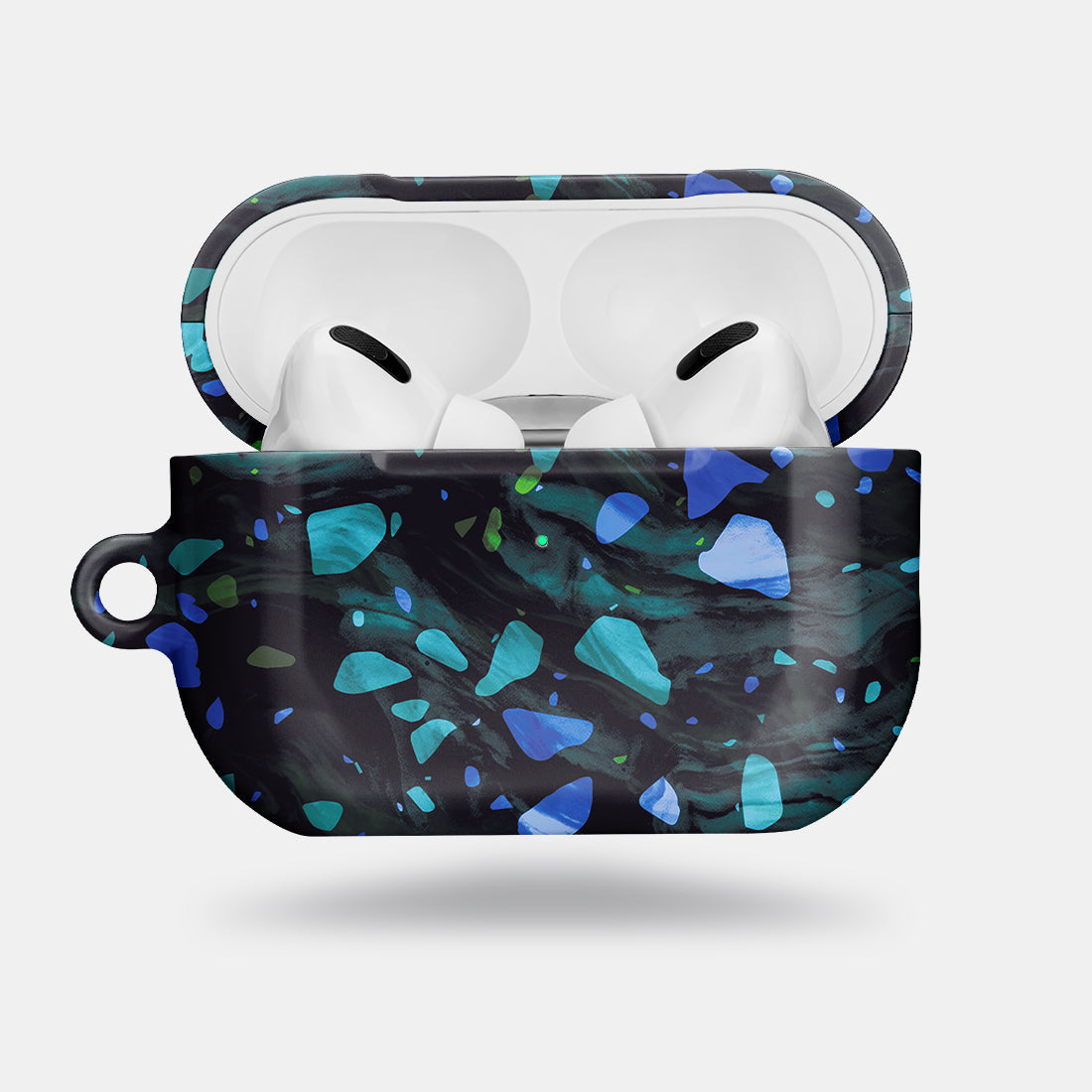 深海水磨石 | 客製化 AirPods Pro 2 耳機保護套