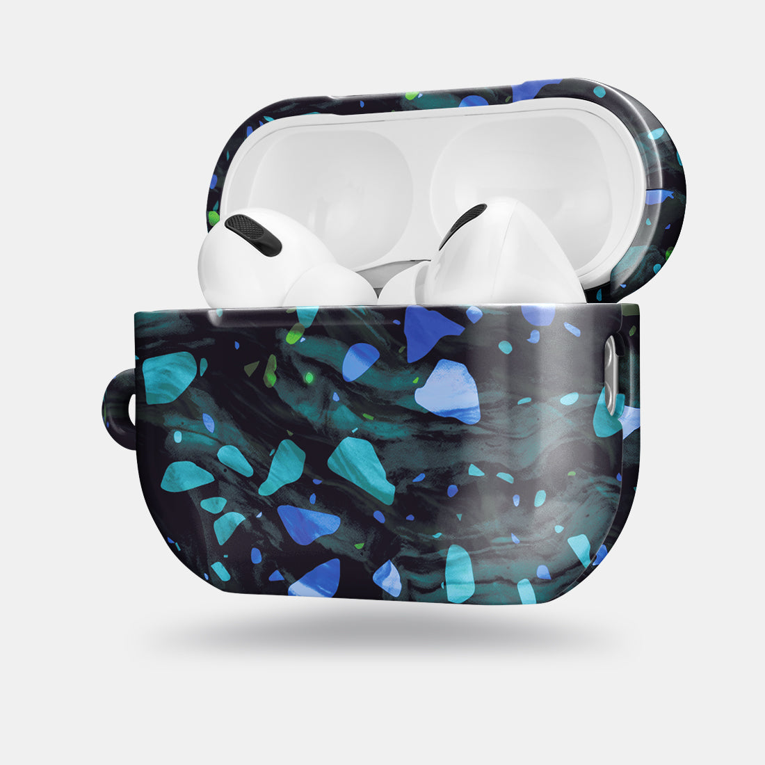 深海水磨石 | 客製化 AirPods Pro 2 耳機保護套
