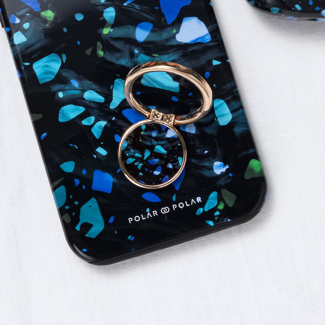 Ocean Terrazzo Gem | Phone Ring Holder  (Non-MagSafe)