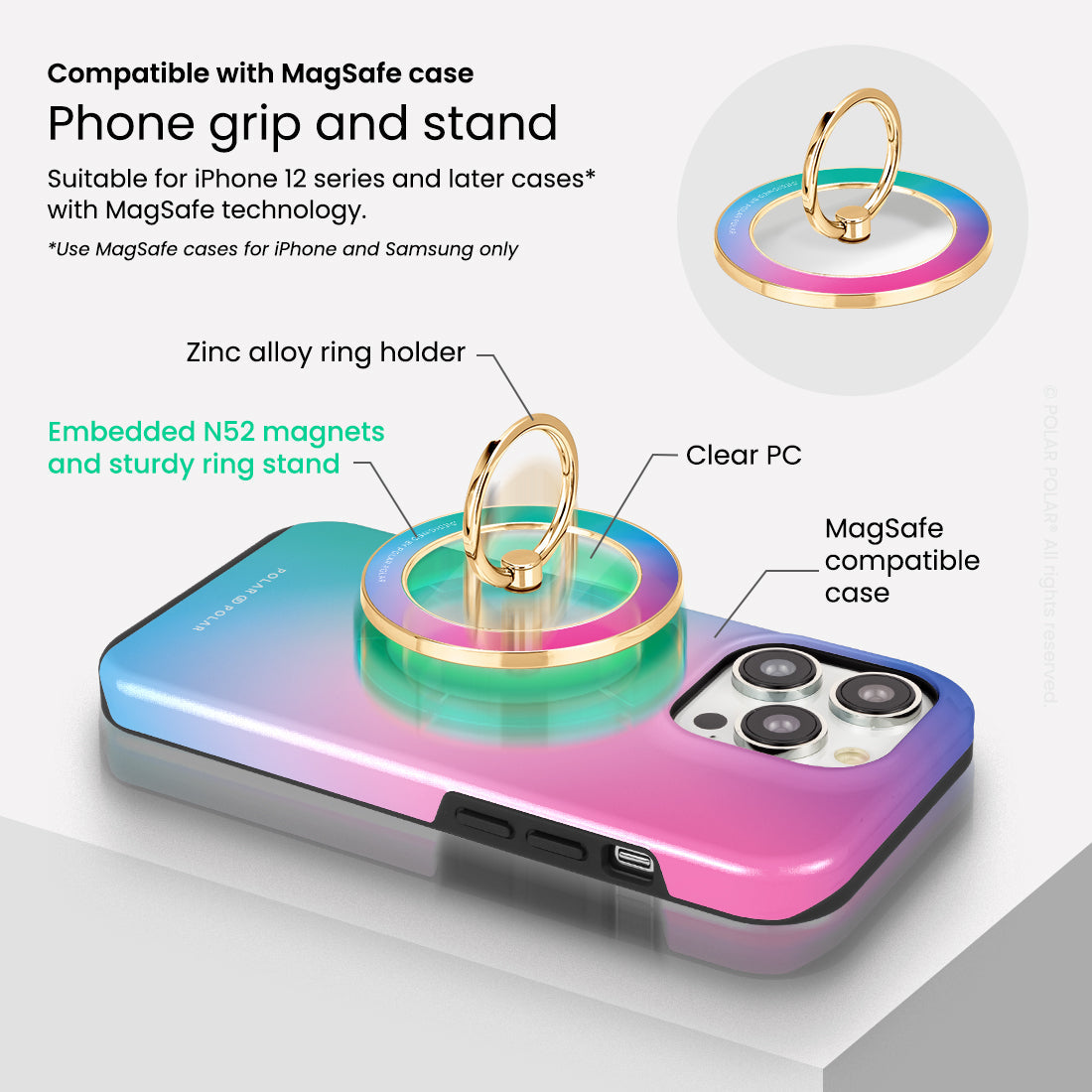 Standard_MagSafe Phone Grip and Ring Holder
