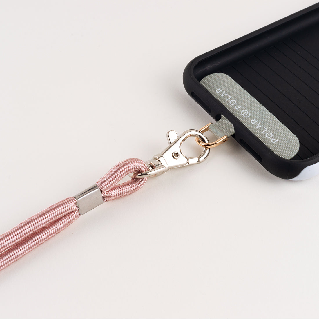 Adjustable Crossbody / Neck Mobile Phone Lanyard / Cord (with chain clip)