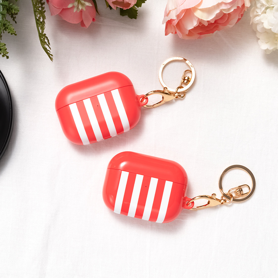 Scarlet Stripe | Custom AirPods Case