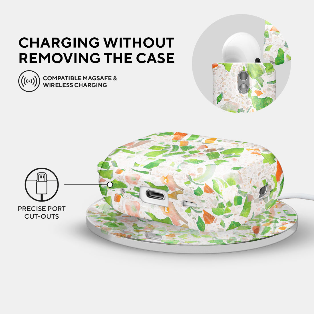 Terrazzo Green | AirPods Pro 2 Case