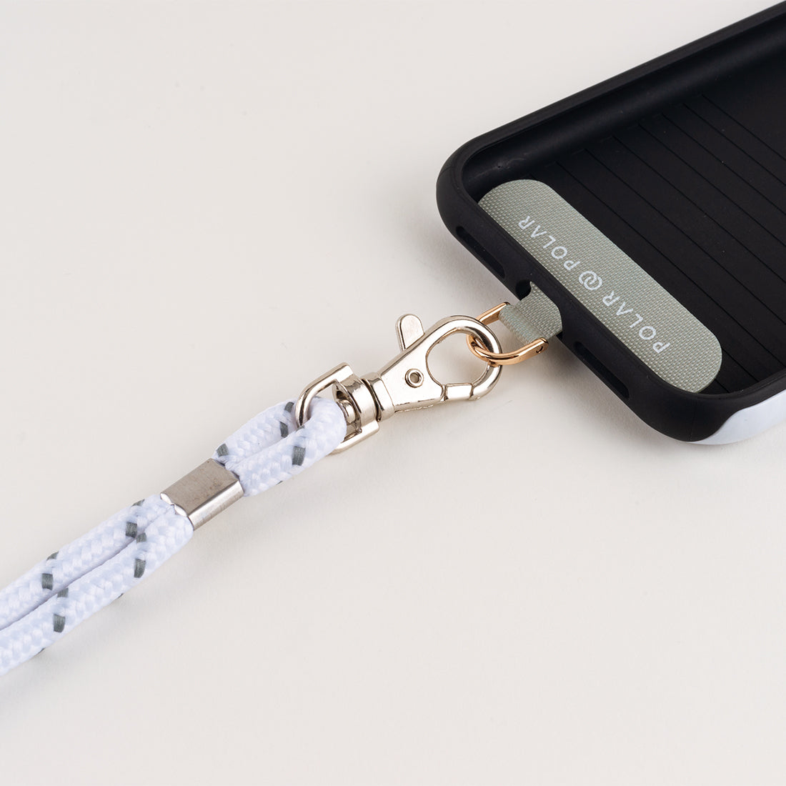 Adjustable Crossbody / Neck Mobile Phone Lanyard / Cord (with chain clip)