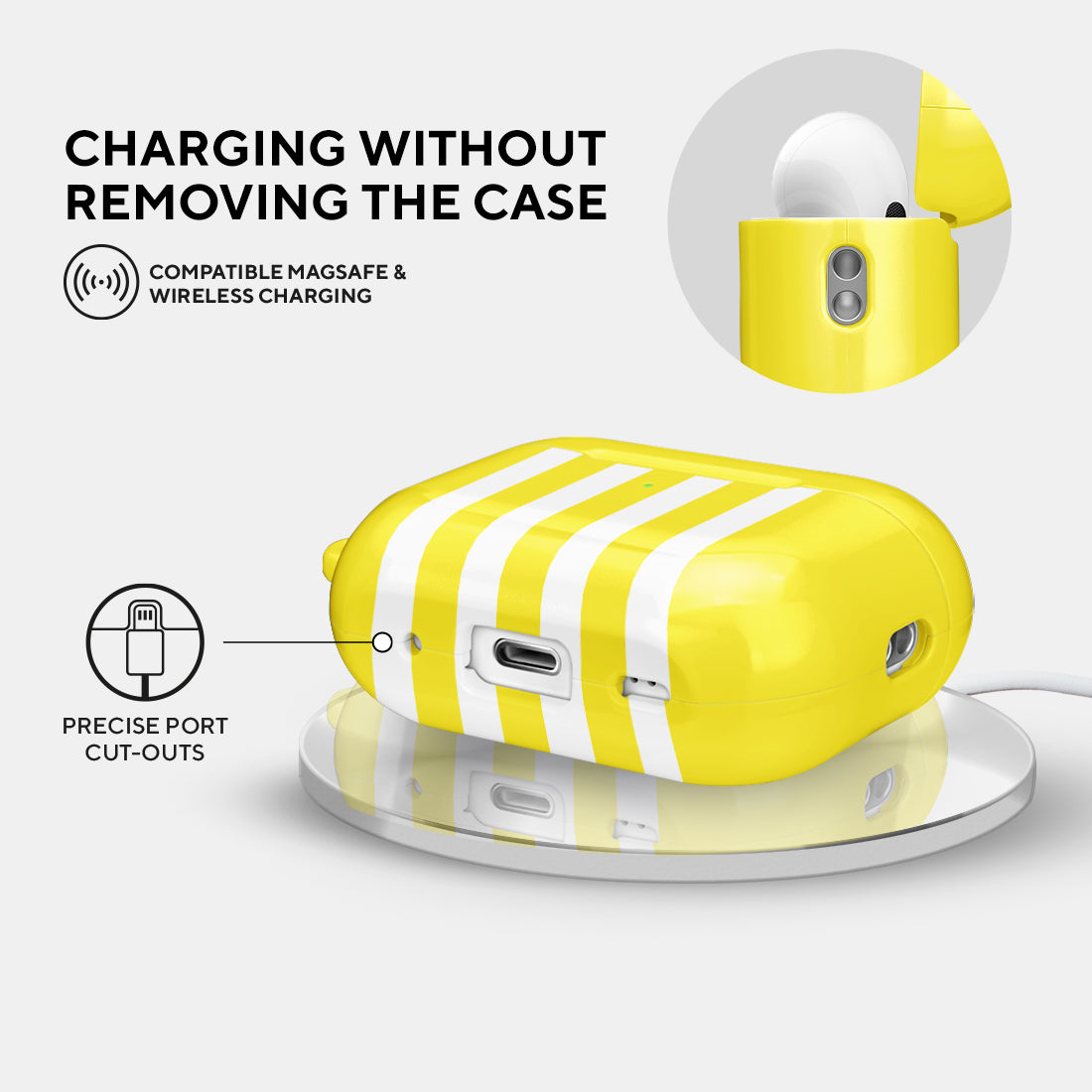 Yellow Stripe | AirPods Pro 2 Case