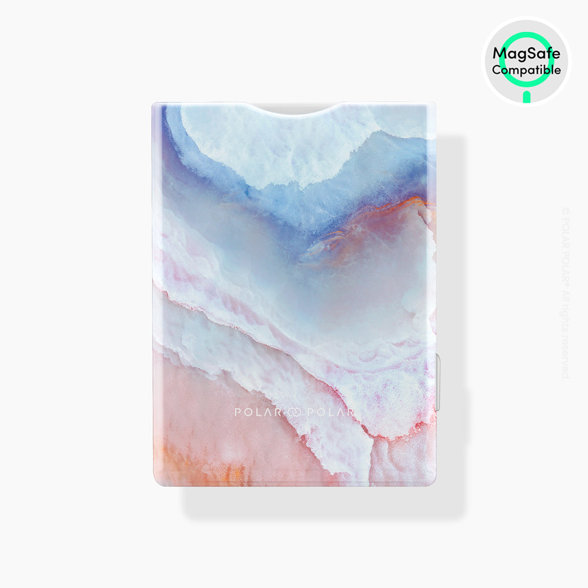 Marble MagSafe Wallet - Almond Coast - POLAR POLAR