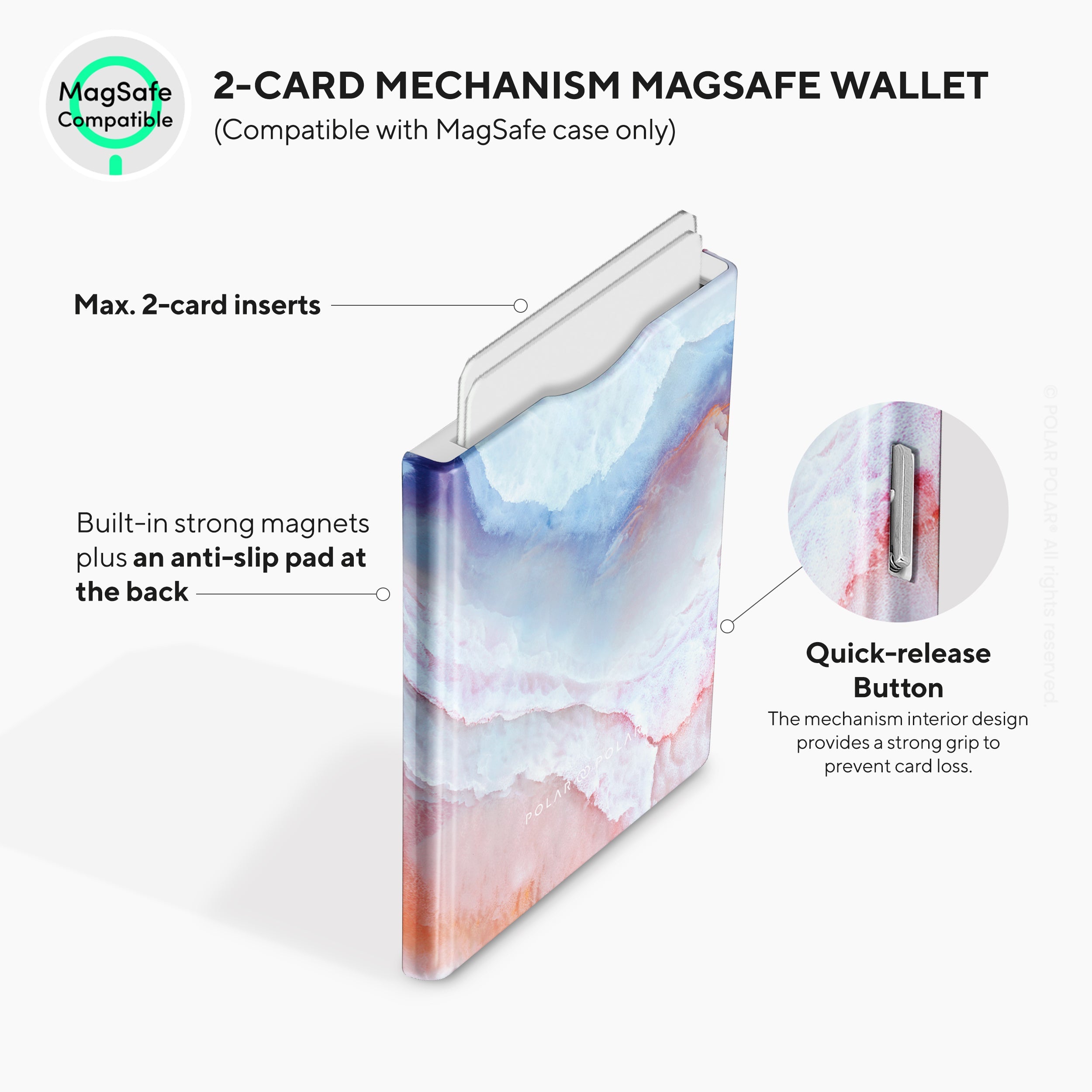 Almond Coast MagSafe Wallet