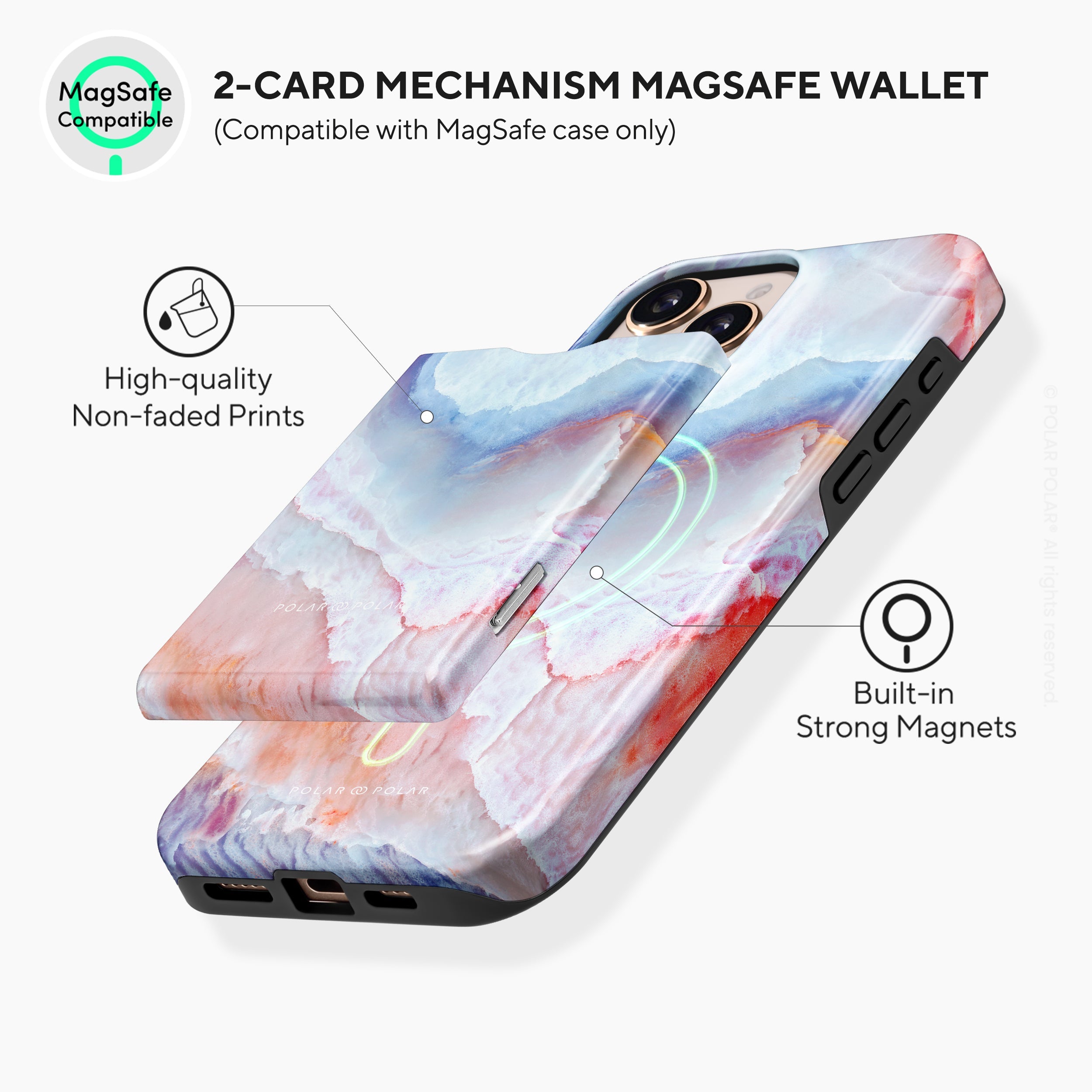Almond Coast MagSafe Wallet