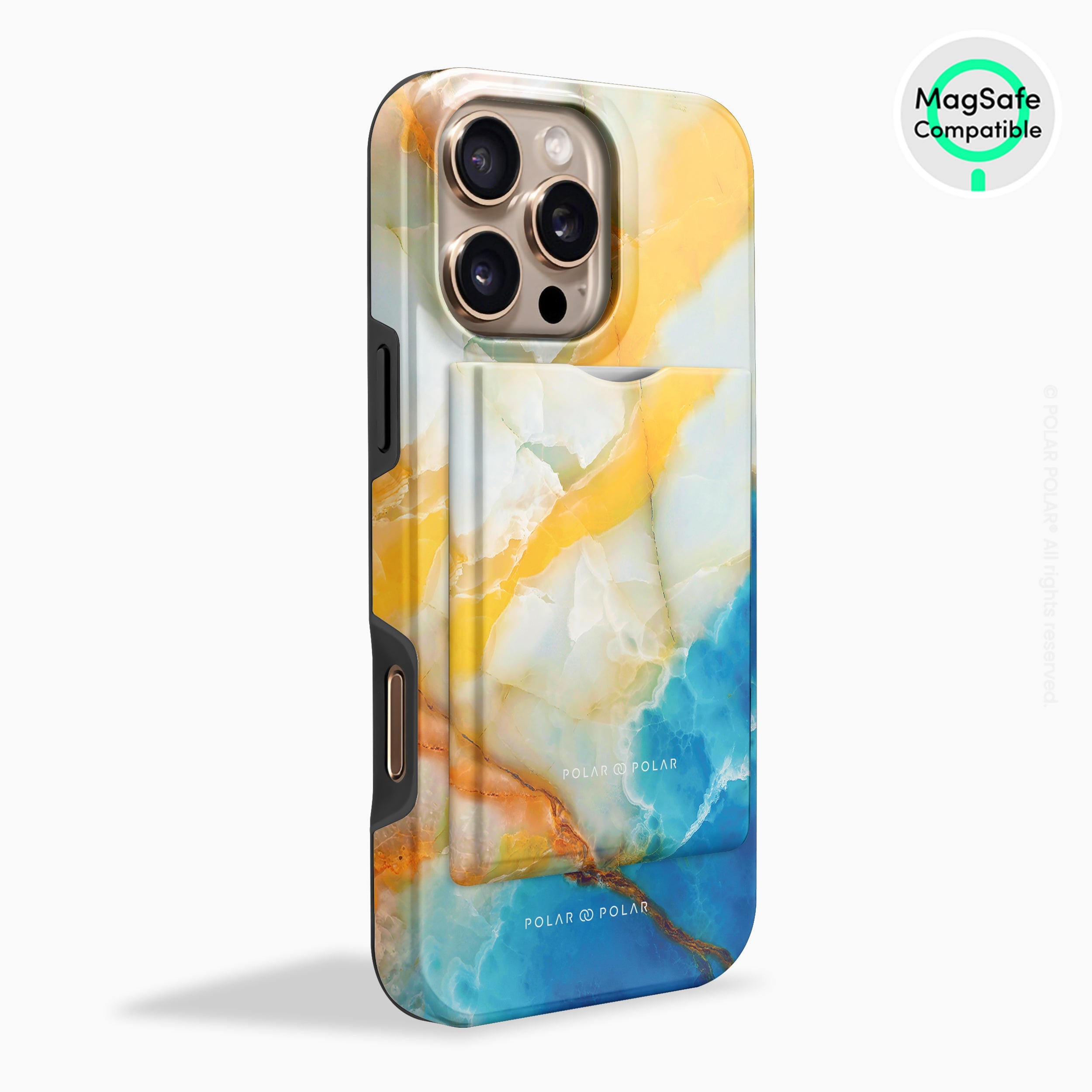 Aqua Sunlight MagSafe Wallet