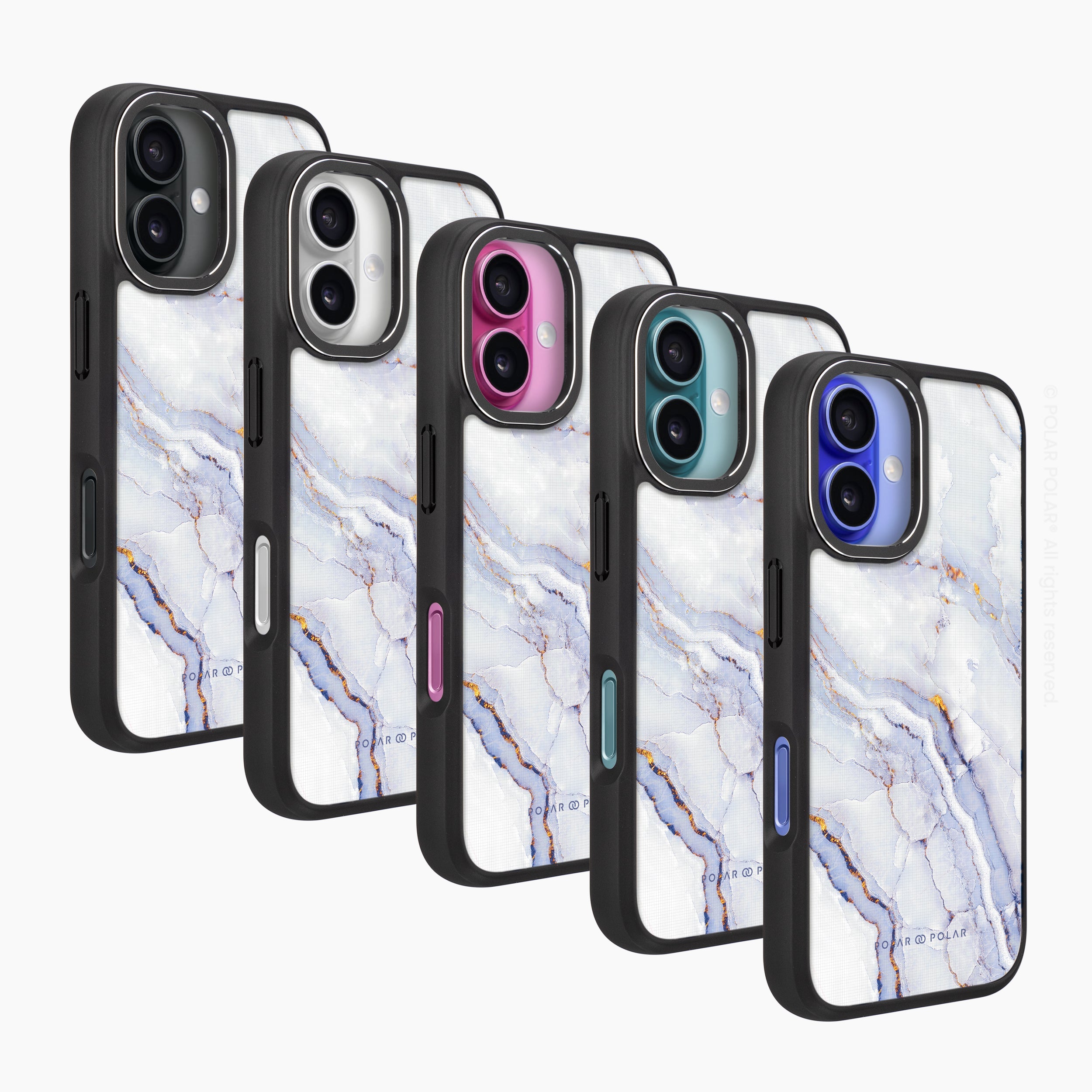 Arctic Ocean - iPhone 16 Pro Frosted Black Bumper MagSafe Case