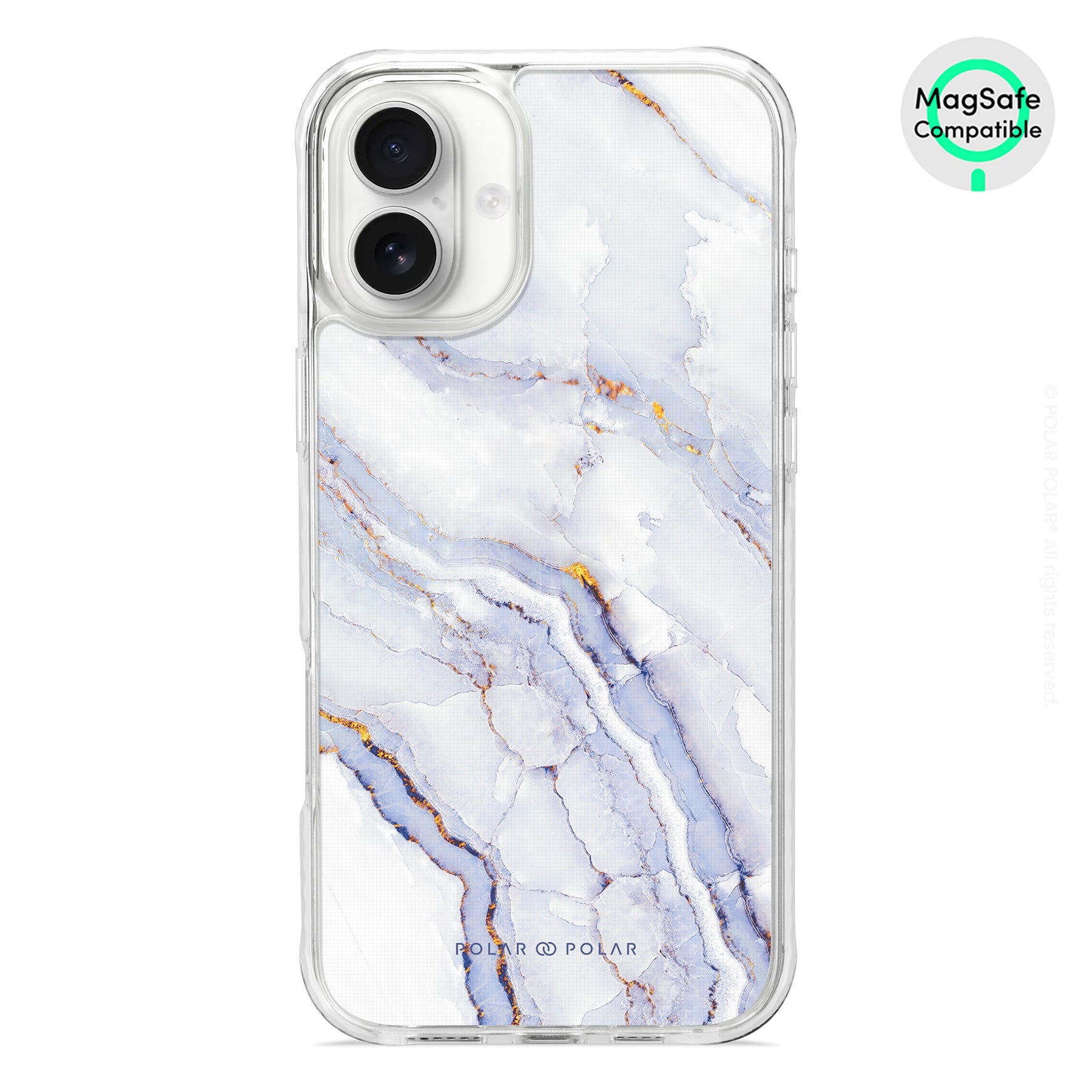 Arctic Ocean - iPhone 16 Plus Clear Bumper MagSafe Case