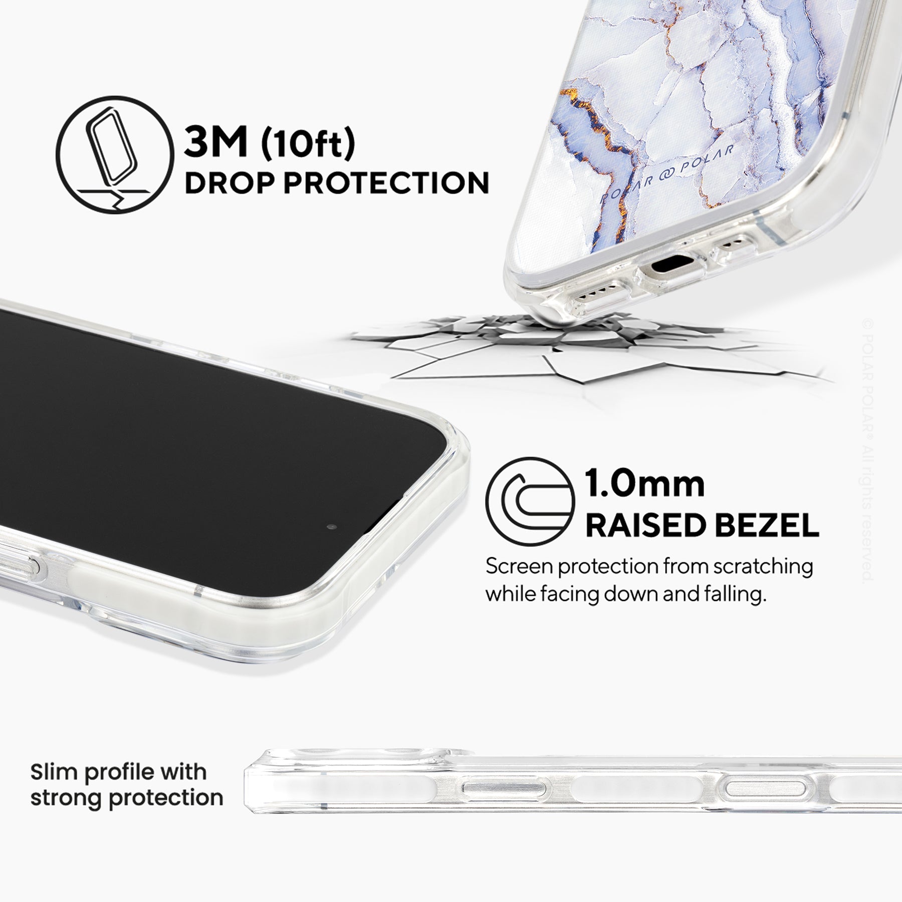 北冰洋 - iPhone 16 Pro 透明邊防摔 MagSafe 手機殼