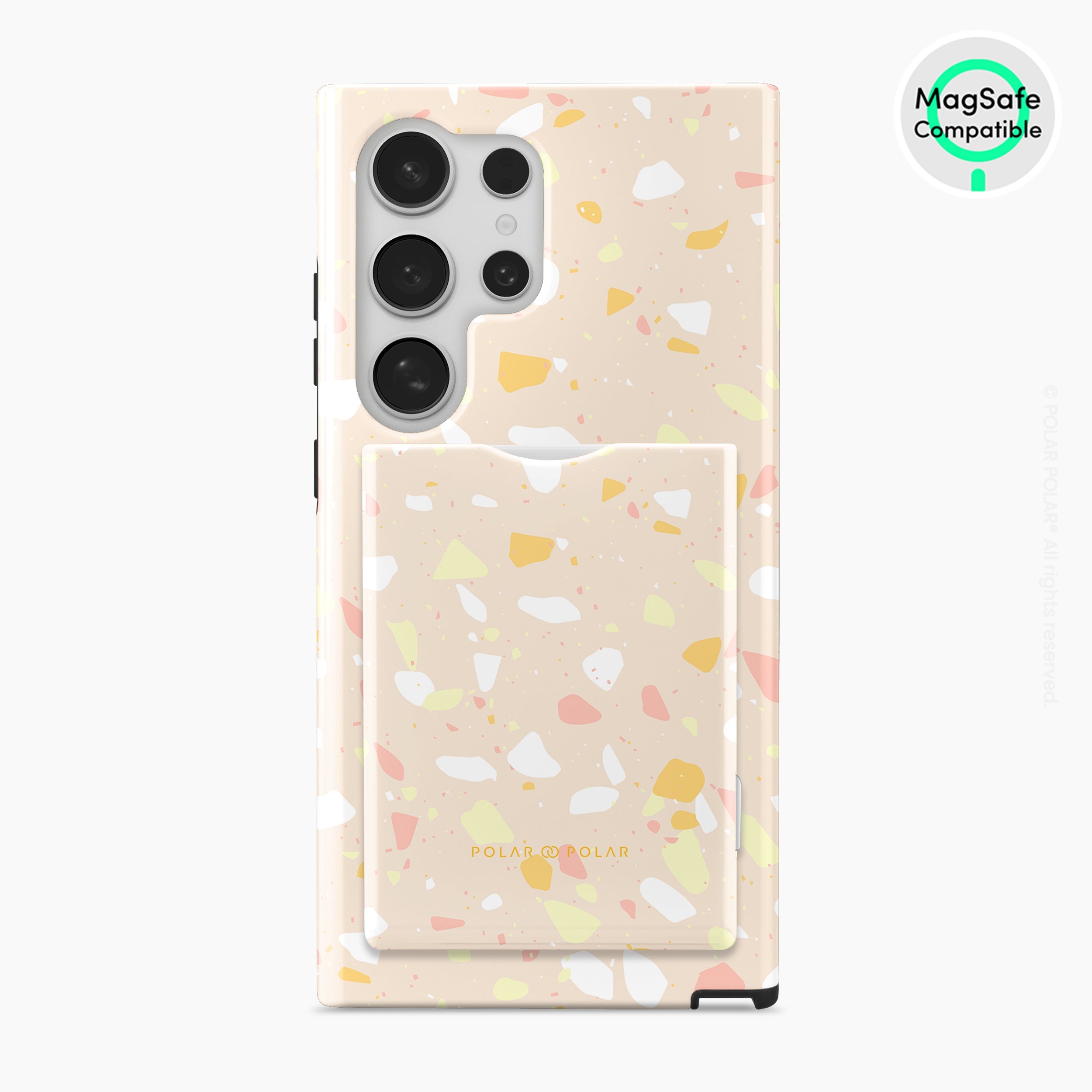 Beige Terrazzo MagSafe Wallet