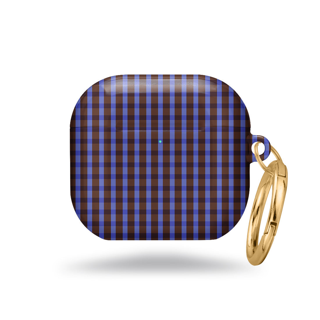 Brown Blue Gingham - AirPods 4 Case