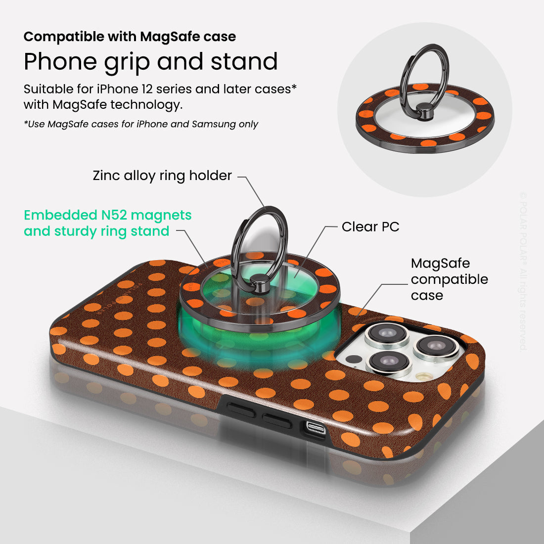 Standard_MagSafe Phone Grip and Ring Holder | Common