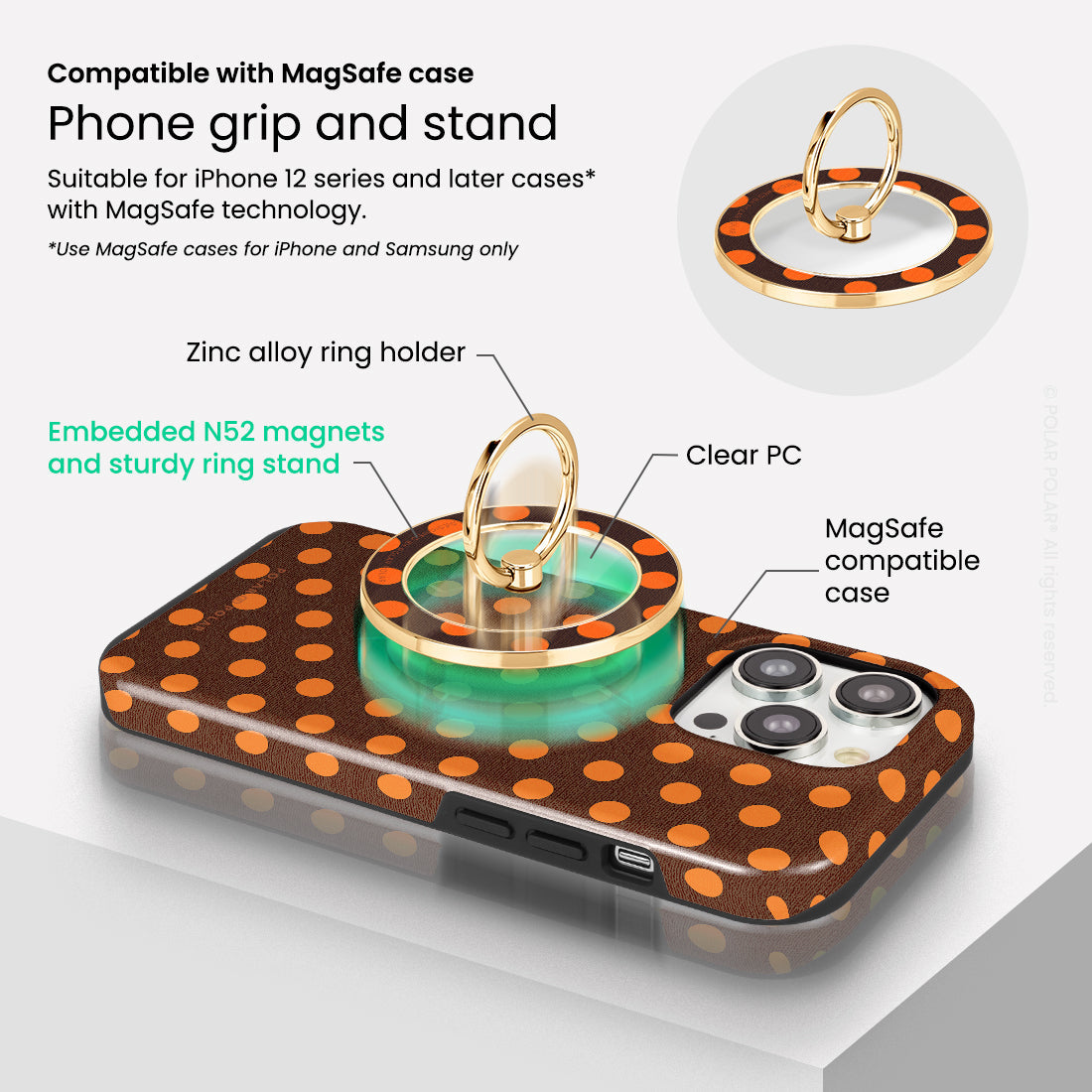 Standard_MagSafe Phone Grip and Ring Holder | Common