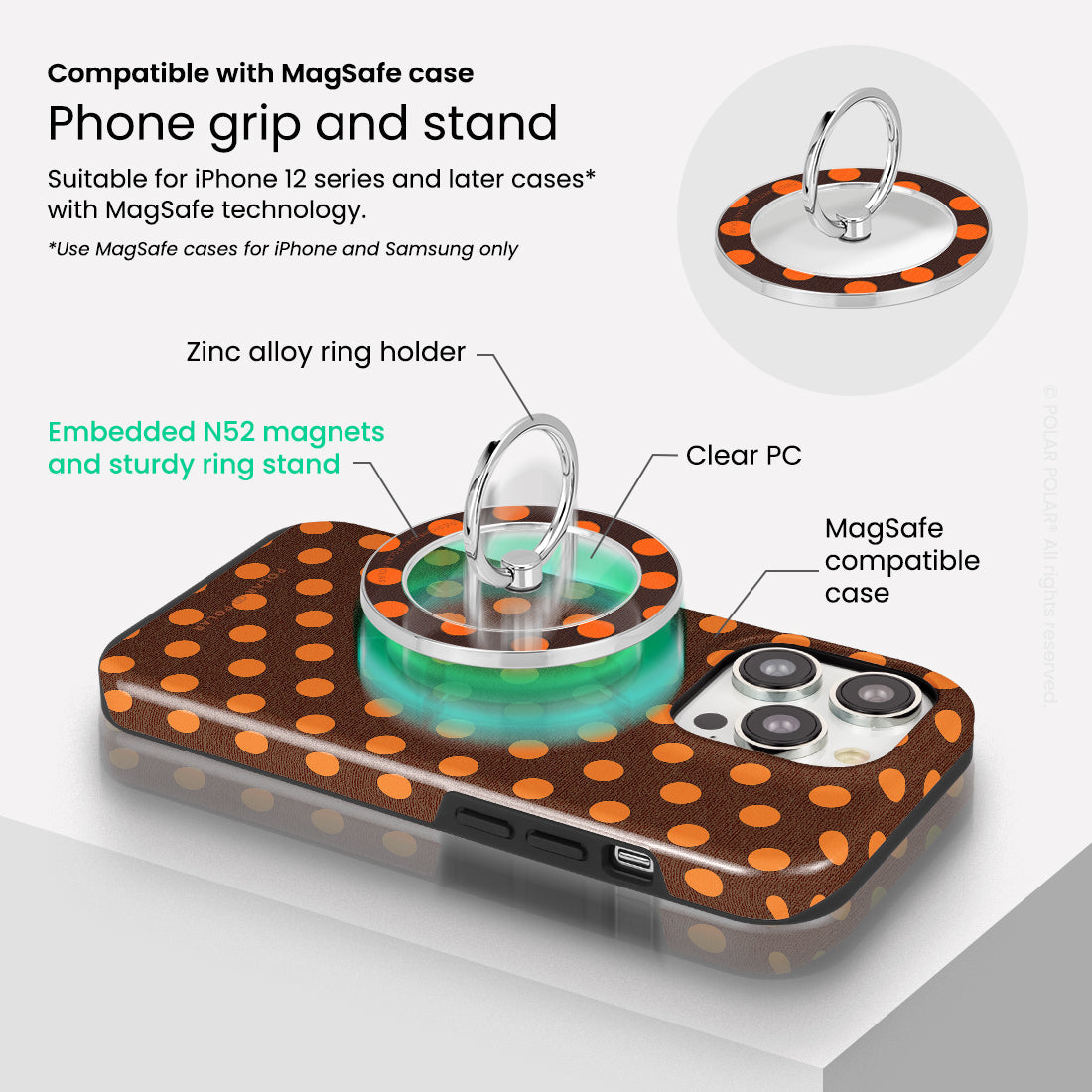 Standard_MagSafe Phone Grip and Ring Holder | Common
