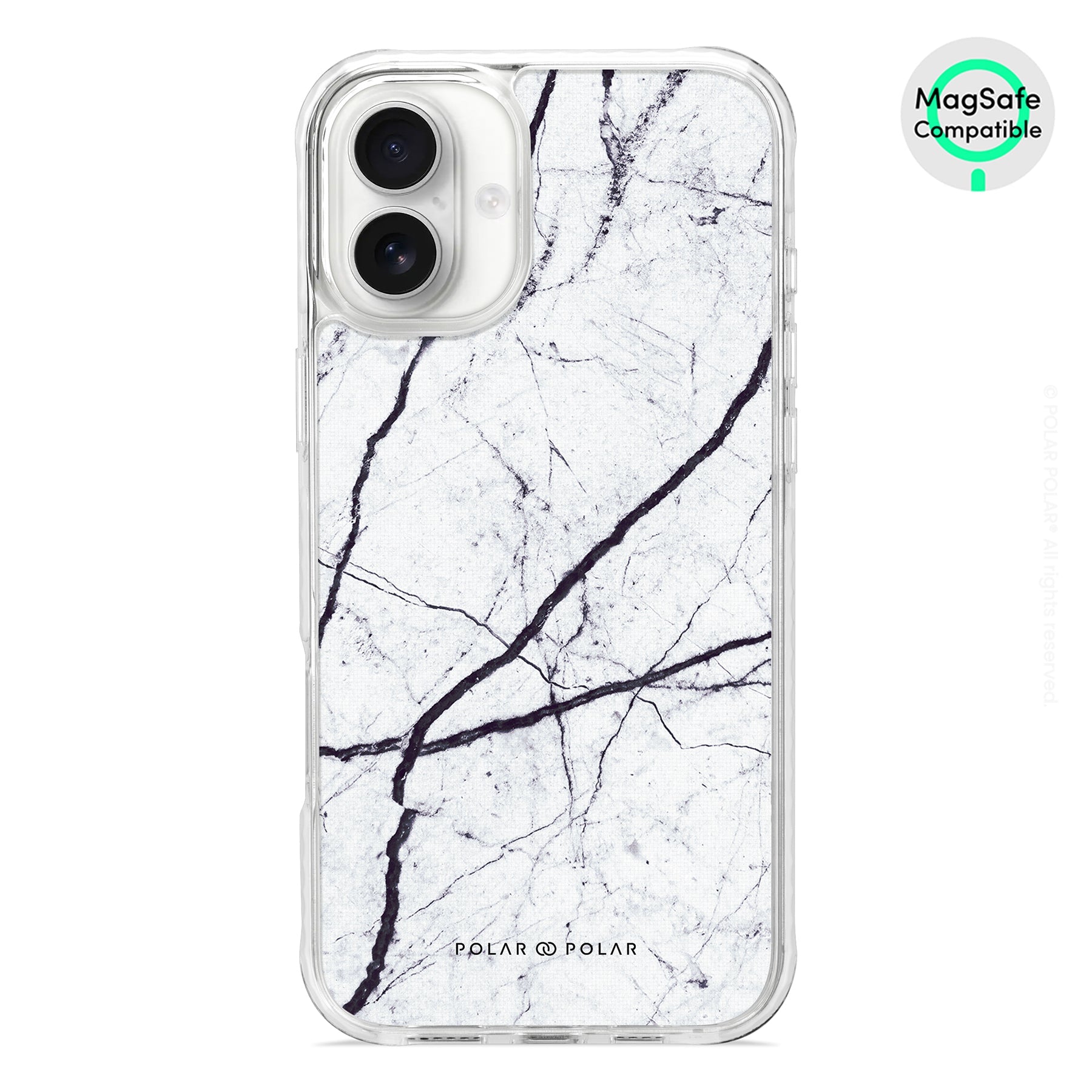 Classic White - iPhone 16 Plus Clear Bumper MagSafe Case