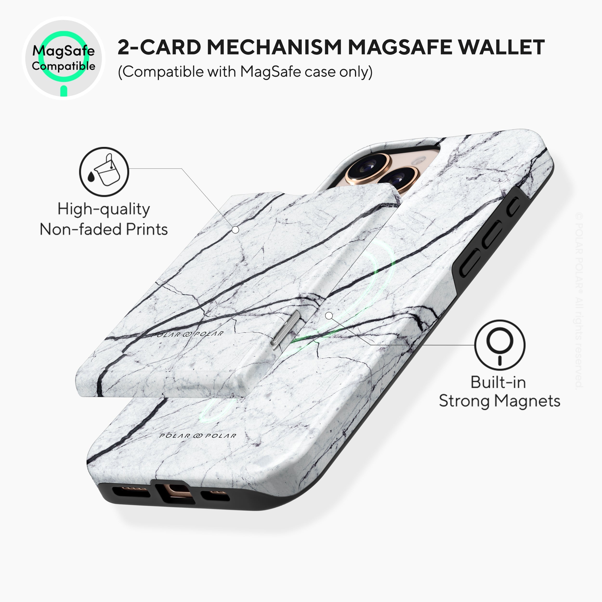 Classic White MagSafe Wallet