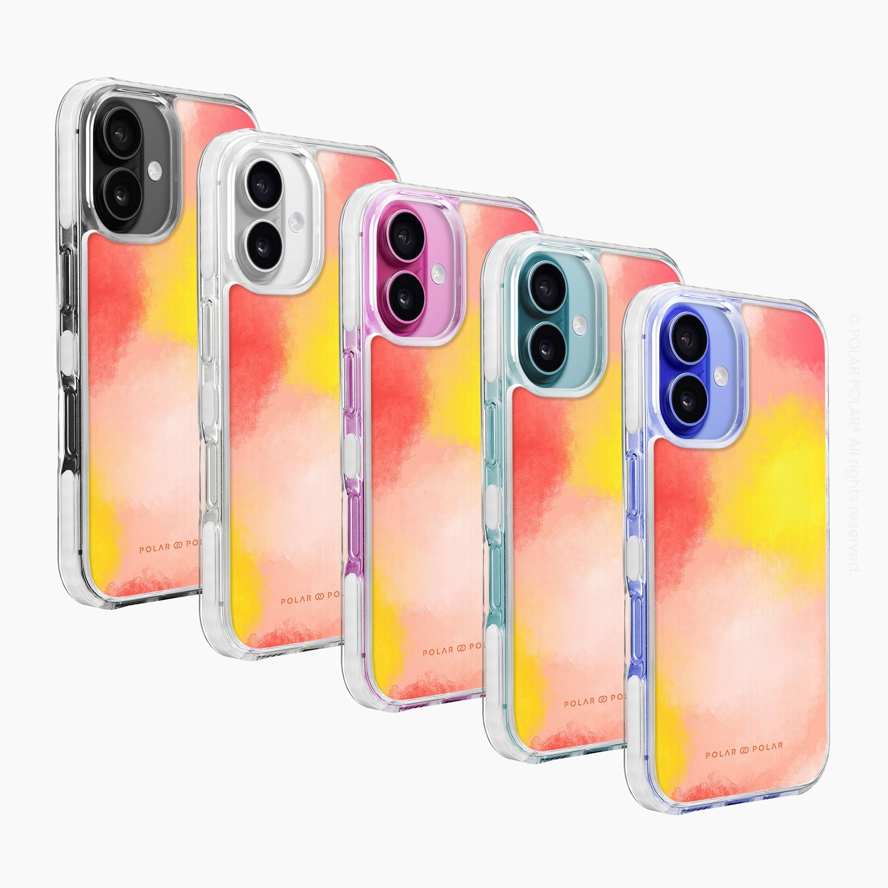 Clouds in Fall - iPhone 16 Plus Clear Bumper MagSafe Case