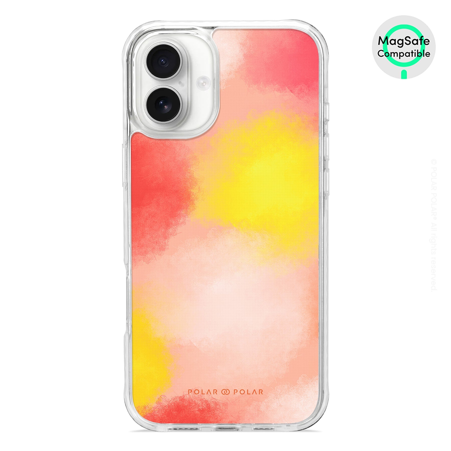 Clouds in Fall - iPhone 16 Plus Clear Bumper MagSafe Case